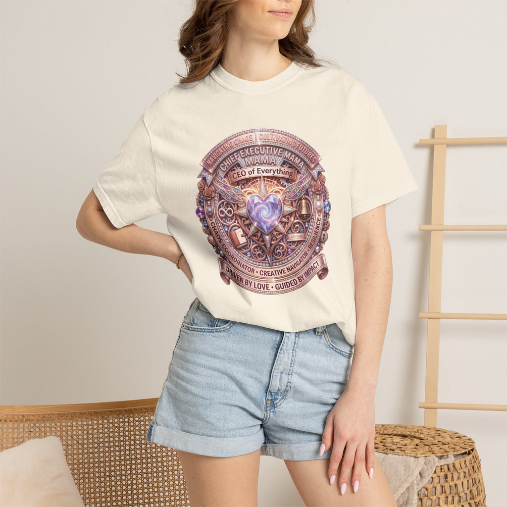 Mama: CEO of Everything Graphic Tee | Funny Mom T-Shirt for Busy Moms