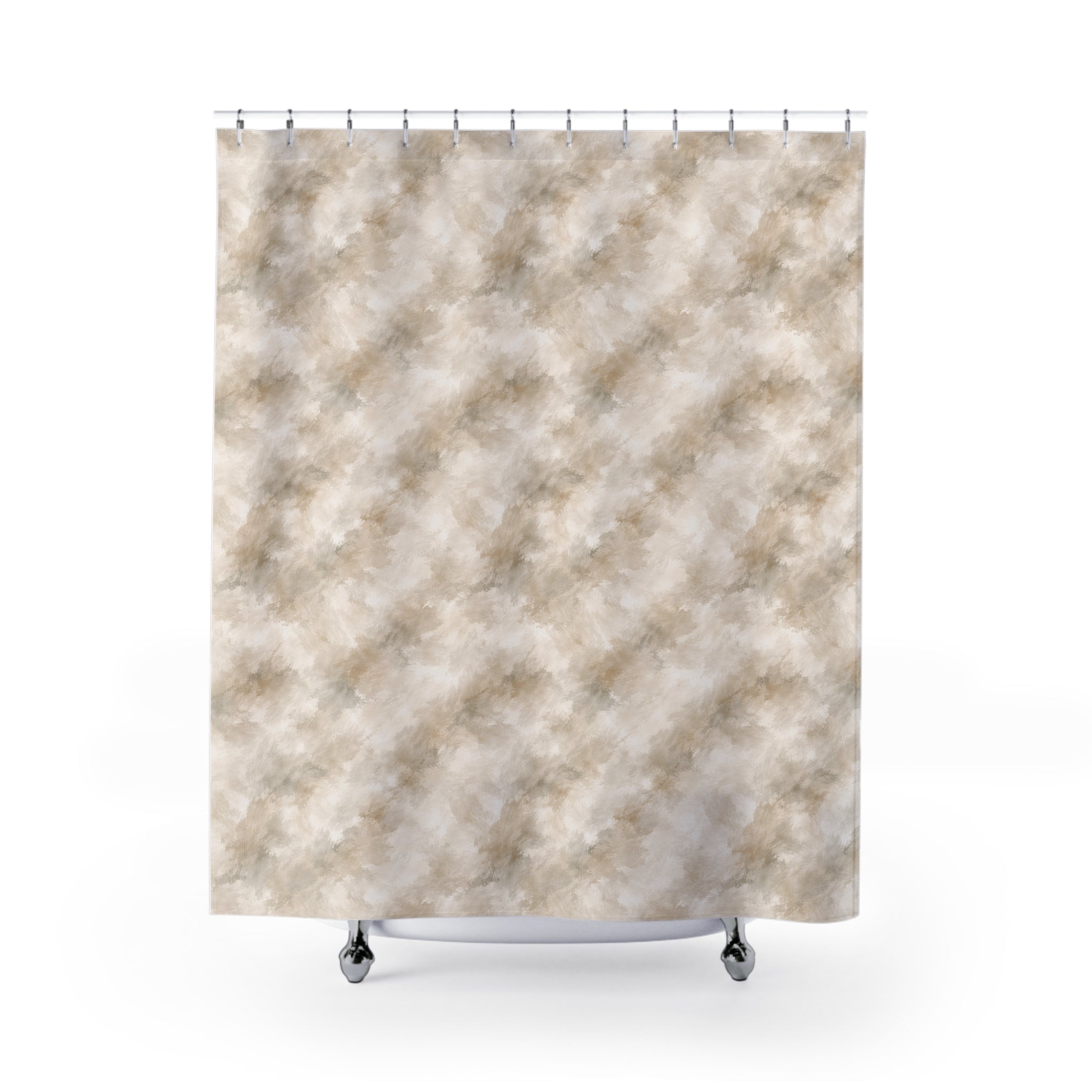 Atelier Collection – Plaster-Inspired Shower Curtain Elegant Housewarming Gift
