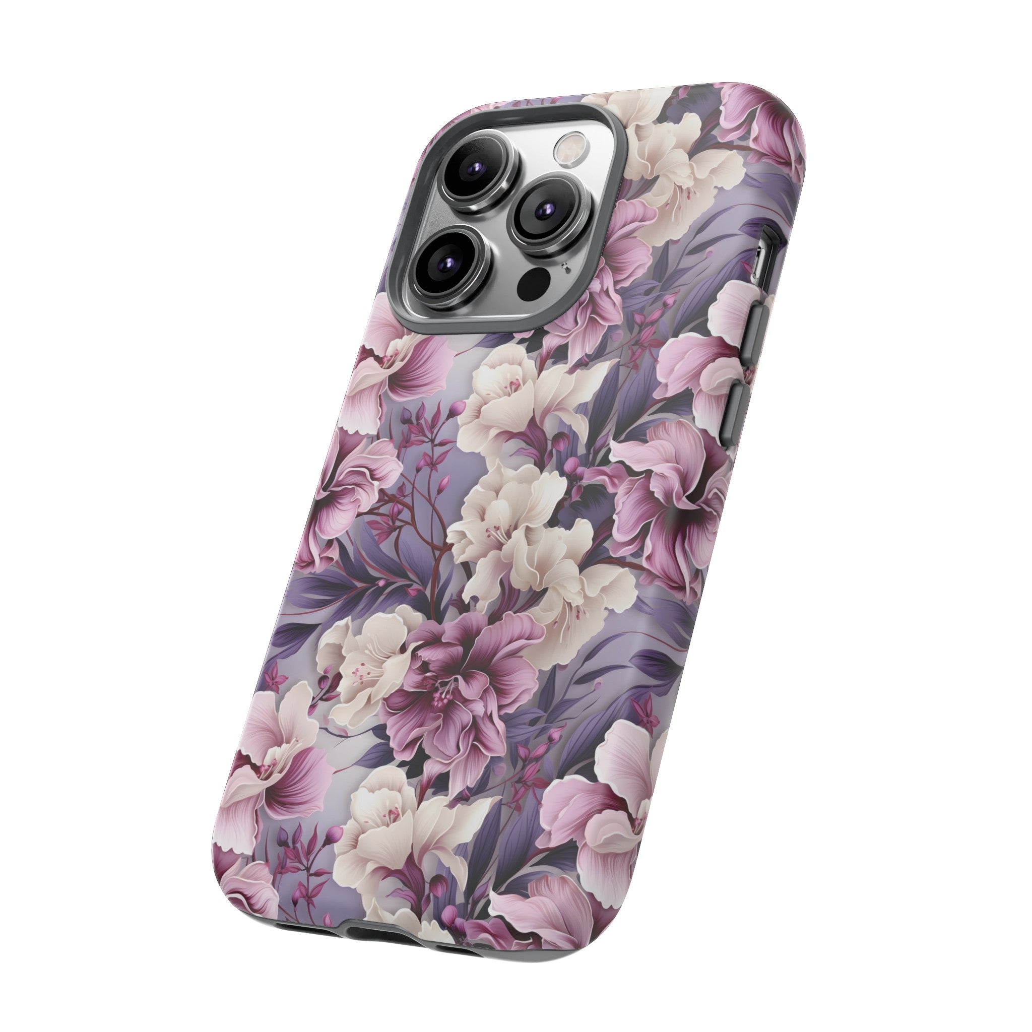 Lavender Flowers Protective Phone Case Gift for Her Phone 15, Samsung iPhone Samsung Gift for Her Case iPhone 15, Samsung