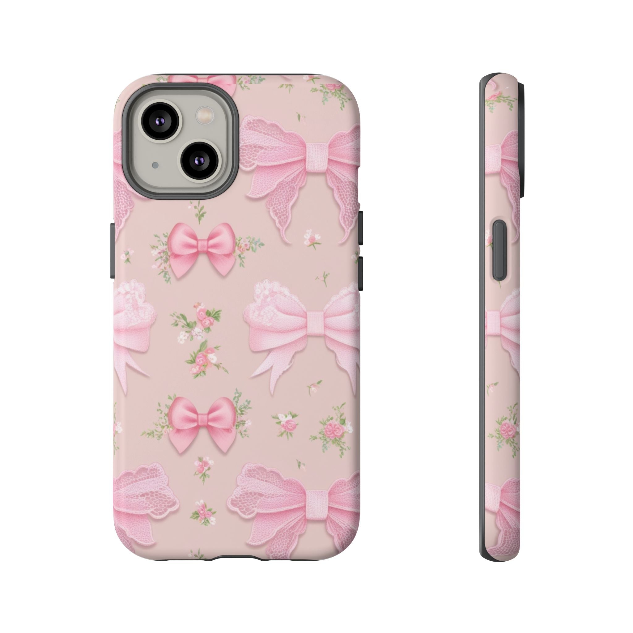 Luxury Pink Bow Phone Case – Cute & Protective Cover for iPhone & Samsung Gift for Her