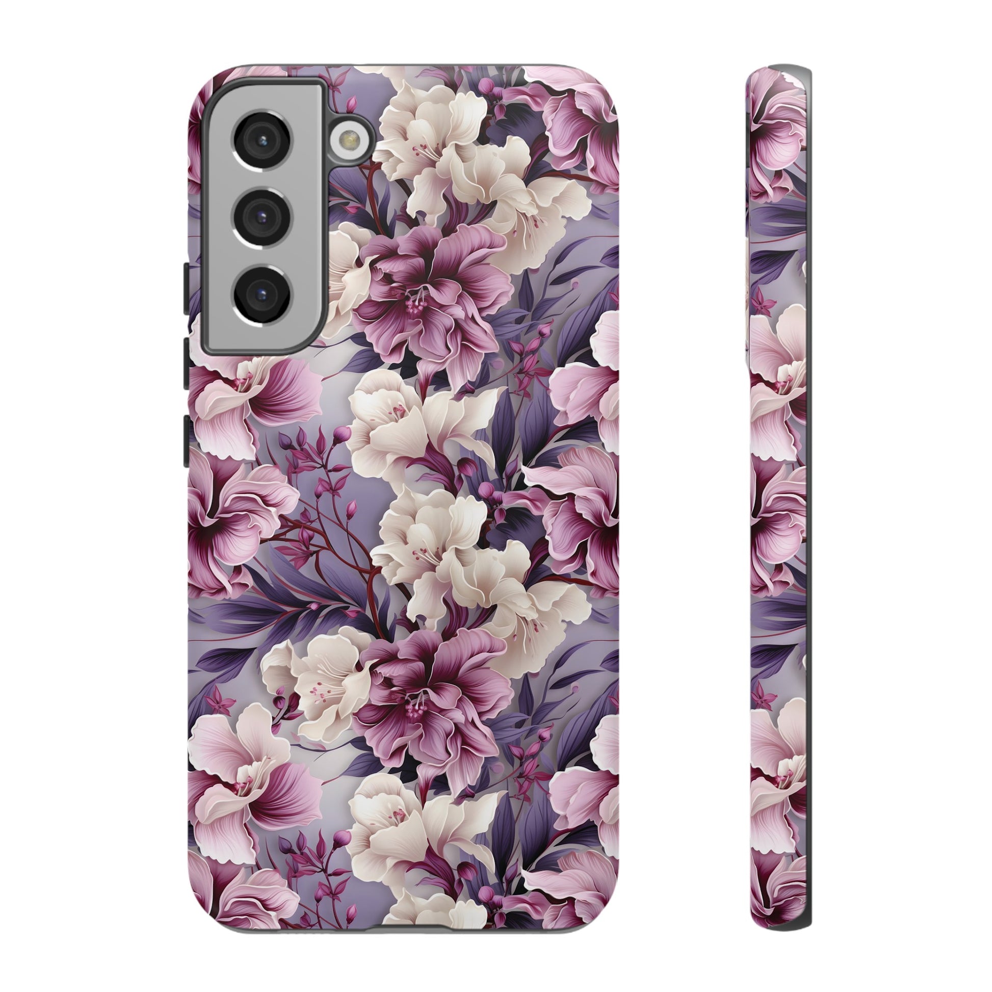 Lavender Flowers Protective Phone Case Gift for Her Phone 15, Samsung iPhone Samsung Gift for Her Case iPhone 15, Samsung