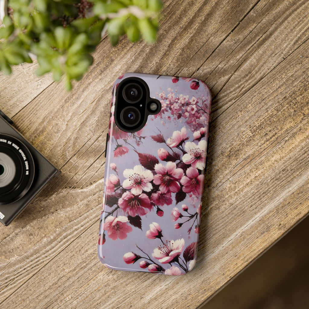 Lavender Floral Phone Case | Fall-Inspired Protective Cover for iPhone, Samsung & Pixel – Perfect Gift for Her