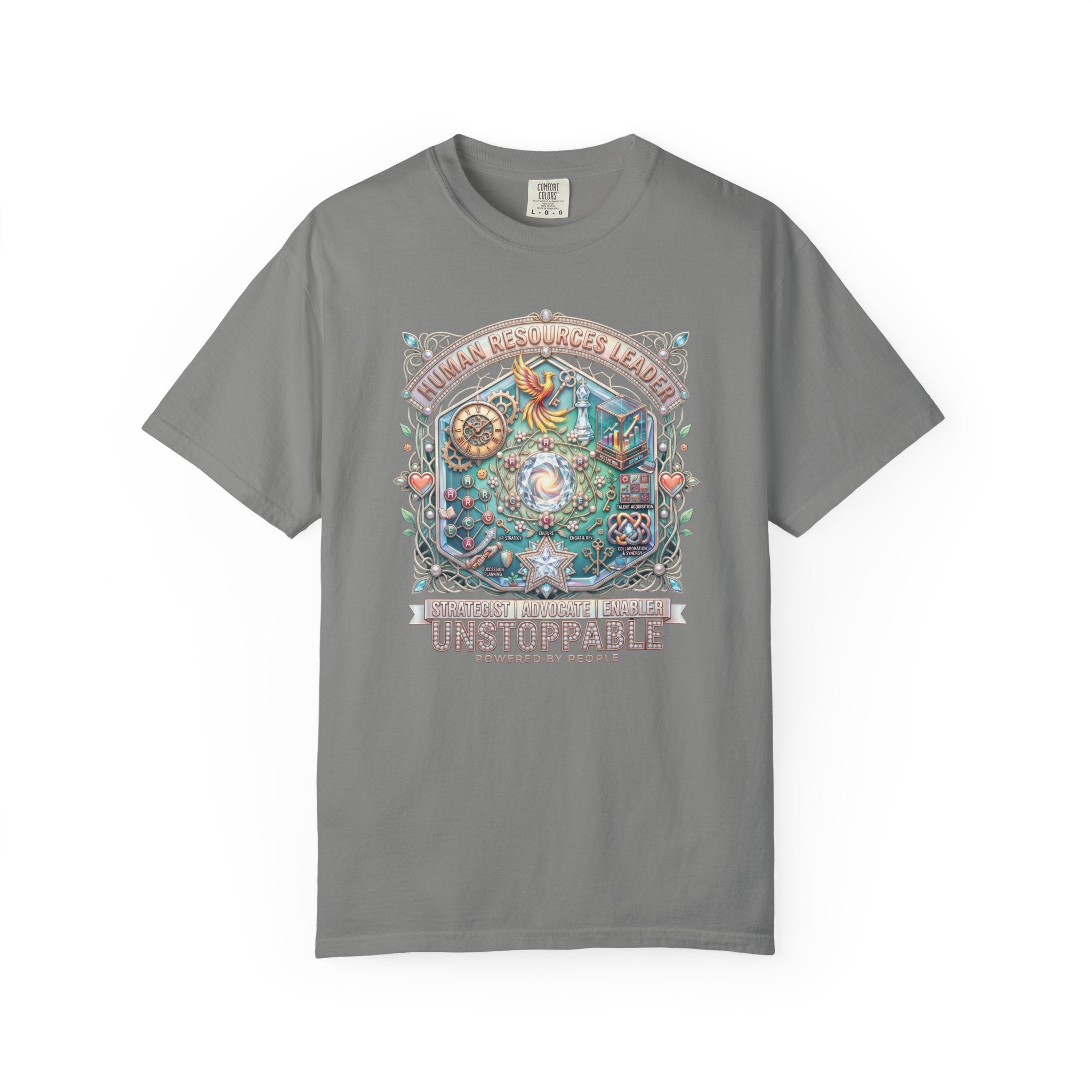 Human Resources Leader Inspirational Graphic T-Shirt  Motivational Nature Tee