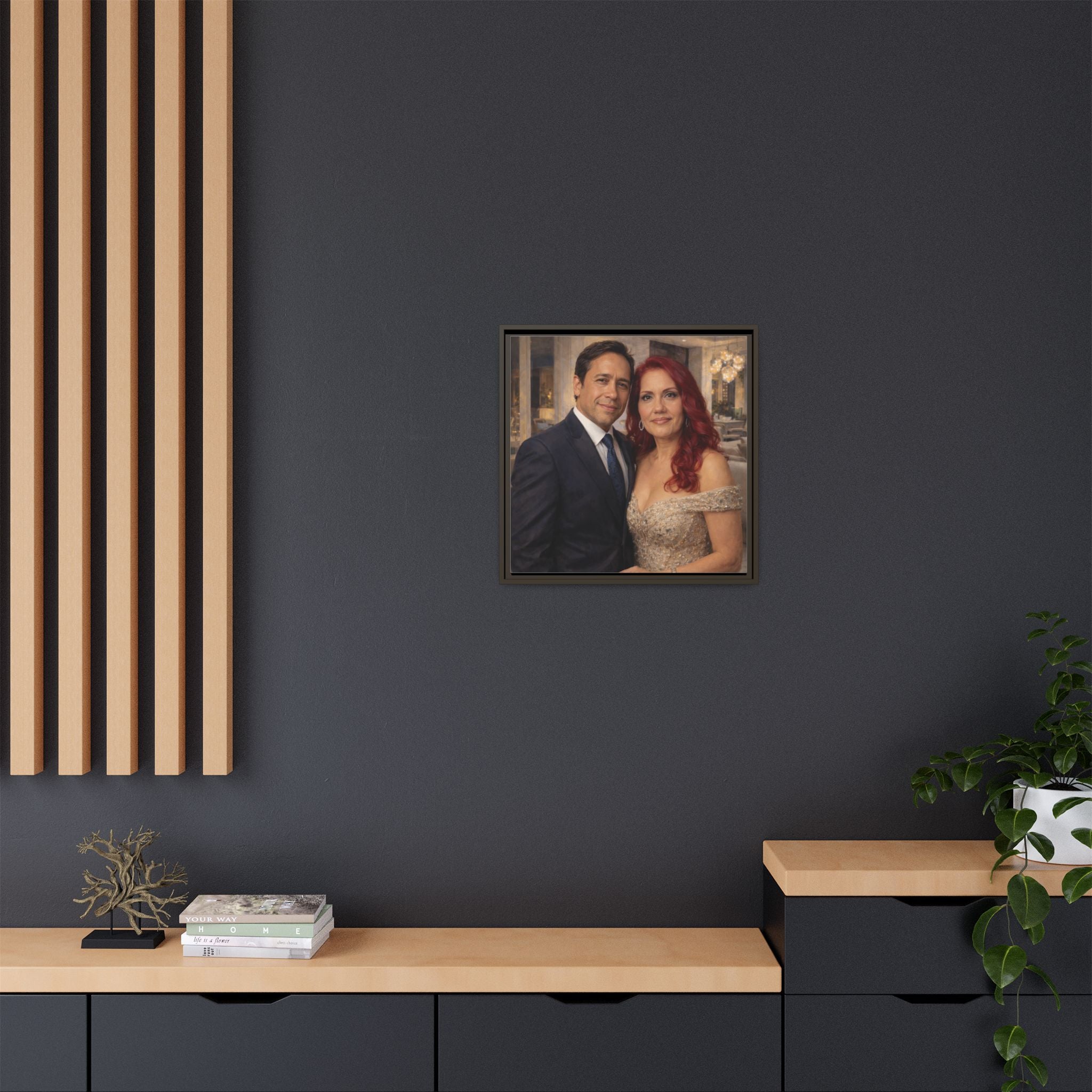 Custom Oil Painting Illusion Canvas – Luxury Portrait Art