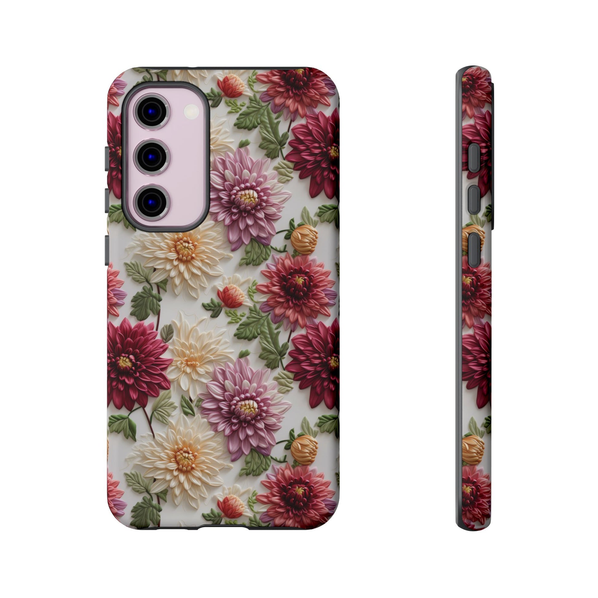 Floral Fall Phone Case for iPhone 16 pro15 14 13 12  21 23 Samsung, and Pixel | Stylish Protective Cover Gift for Her Perfect for Floral Lover