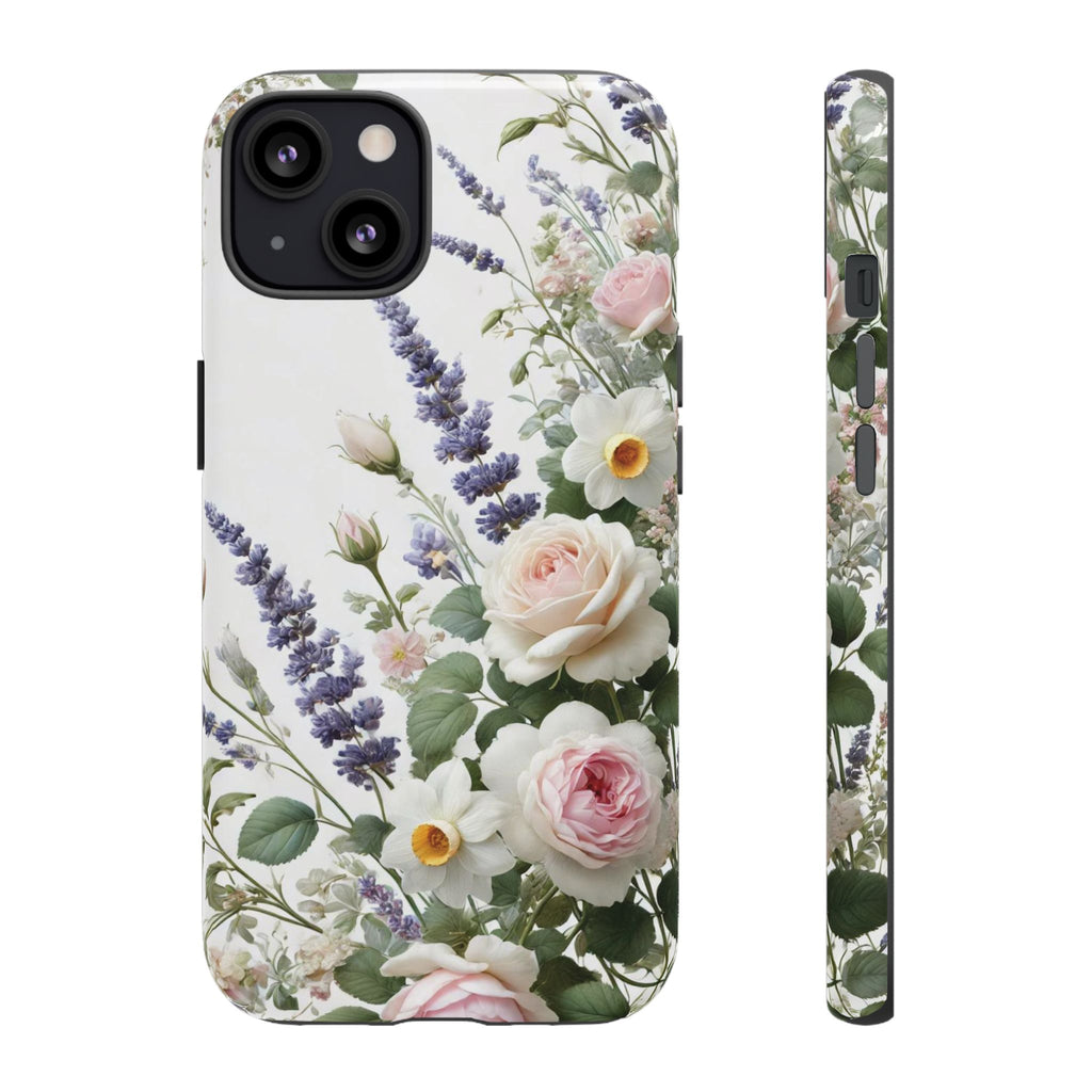 Boho Floral Fall Phone Case for iPhone 17,16  21 23 Samsung, and Pixel | Stylish Protective Cover Gift for Her Perfect for Floral Lover