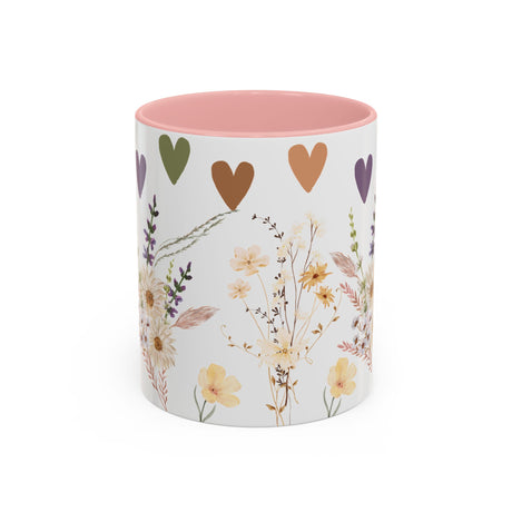 Wildflower Ceramic Mug Elegant Gift for Coffee or Tea Lovers Perfect for Mothers Day Birthdays and Adding Charm to Any Kitchen Gift