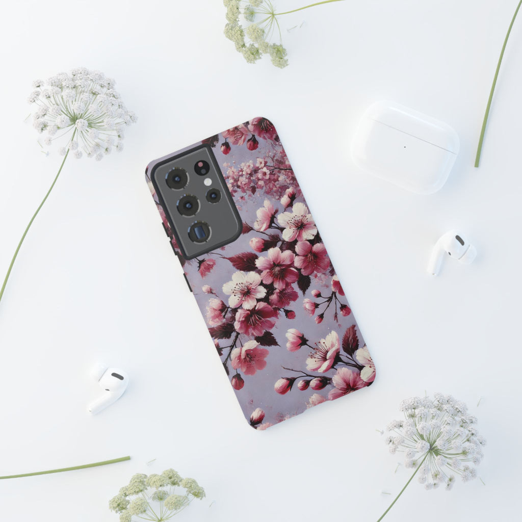 Lavender Floral Phone Case | Fall-Inspired Protective Cover for iPhone, Samsung & Pixel – Perfect Gift for Her