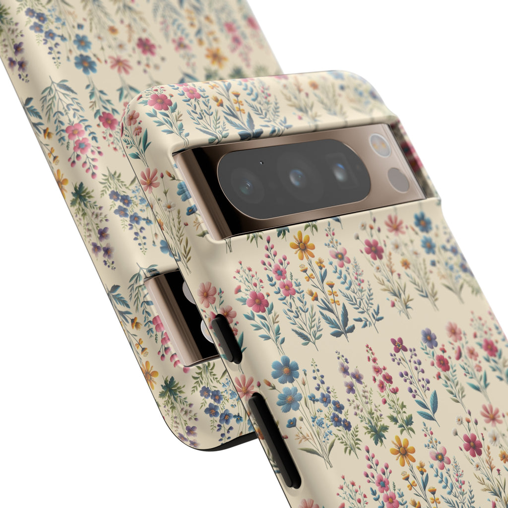 Best Beautiful Wildflower Phone Case Floral Design for iPhone, Galaxy, and Google Durable Protection Gift for Her Case iPhone 15, Samsung iPhone Gift for Her
