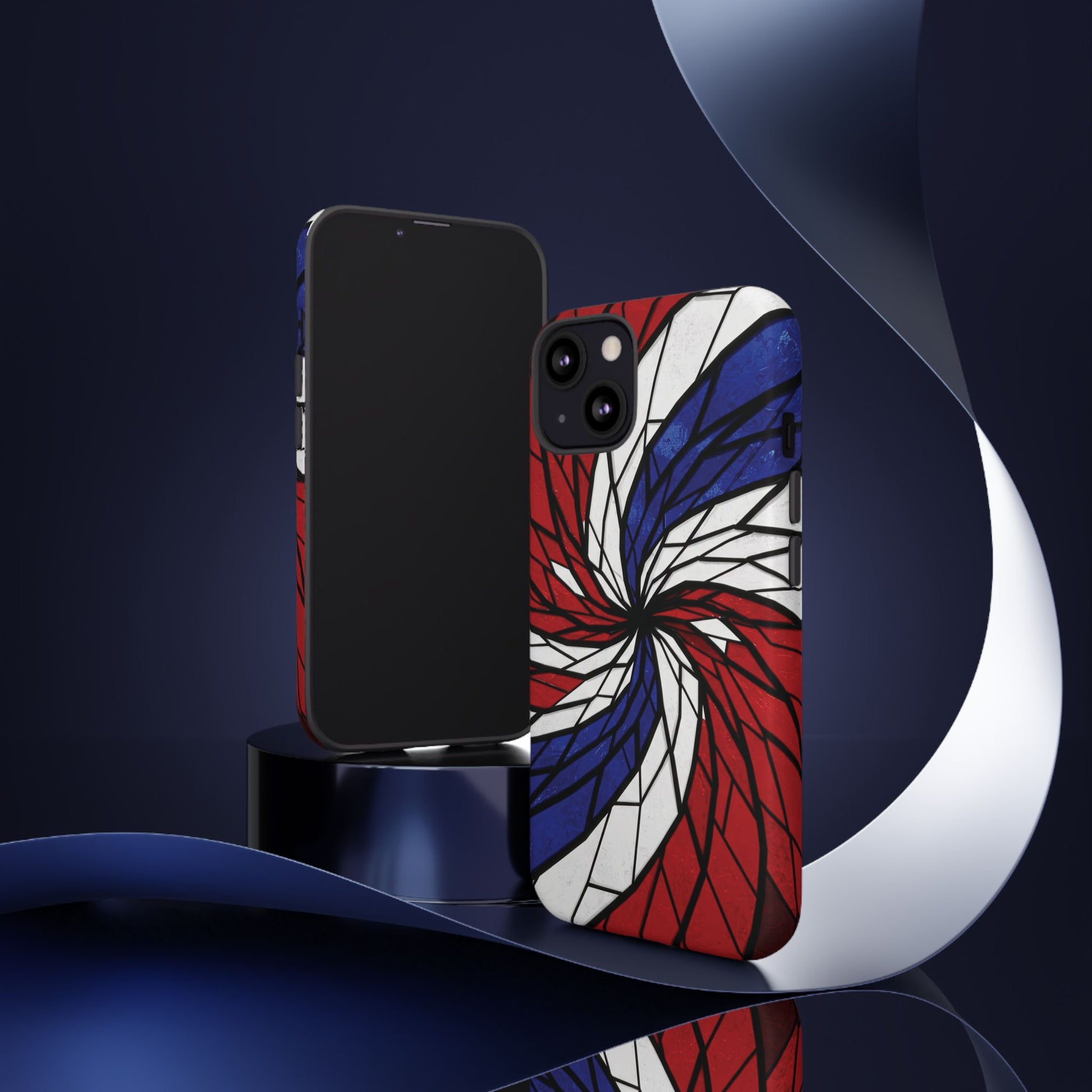 Patriotic Red White & Blue Phone Case – USA Flag Design, Independence Day Gift, Protective Cover for iPhone, Samsung, Pixel
