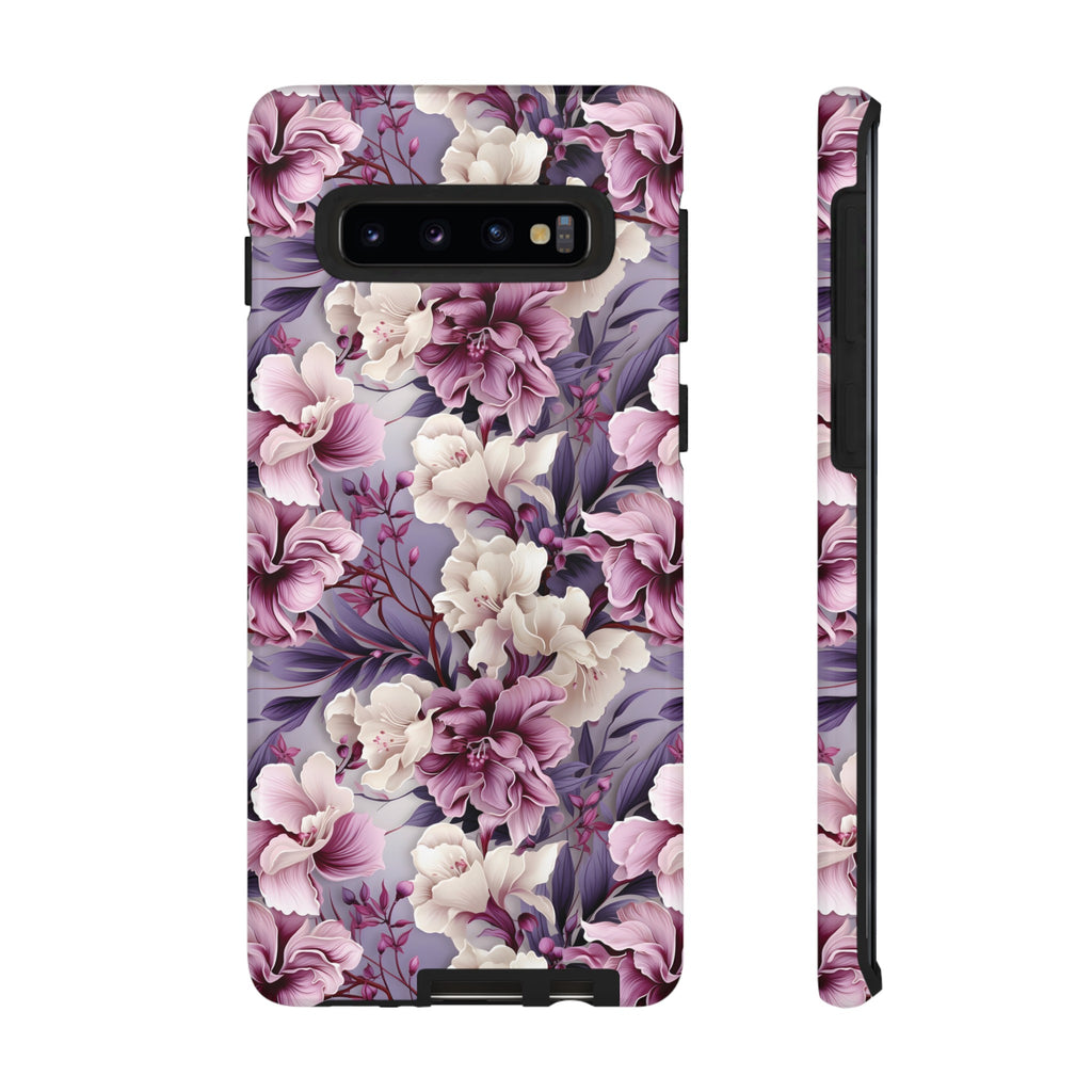 Lavender Flowers Protective Phone Case Gift for Her Phone 15, Samsung iPhone Samsung Gift for Her Case iPhone 15, Samsung