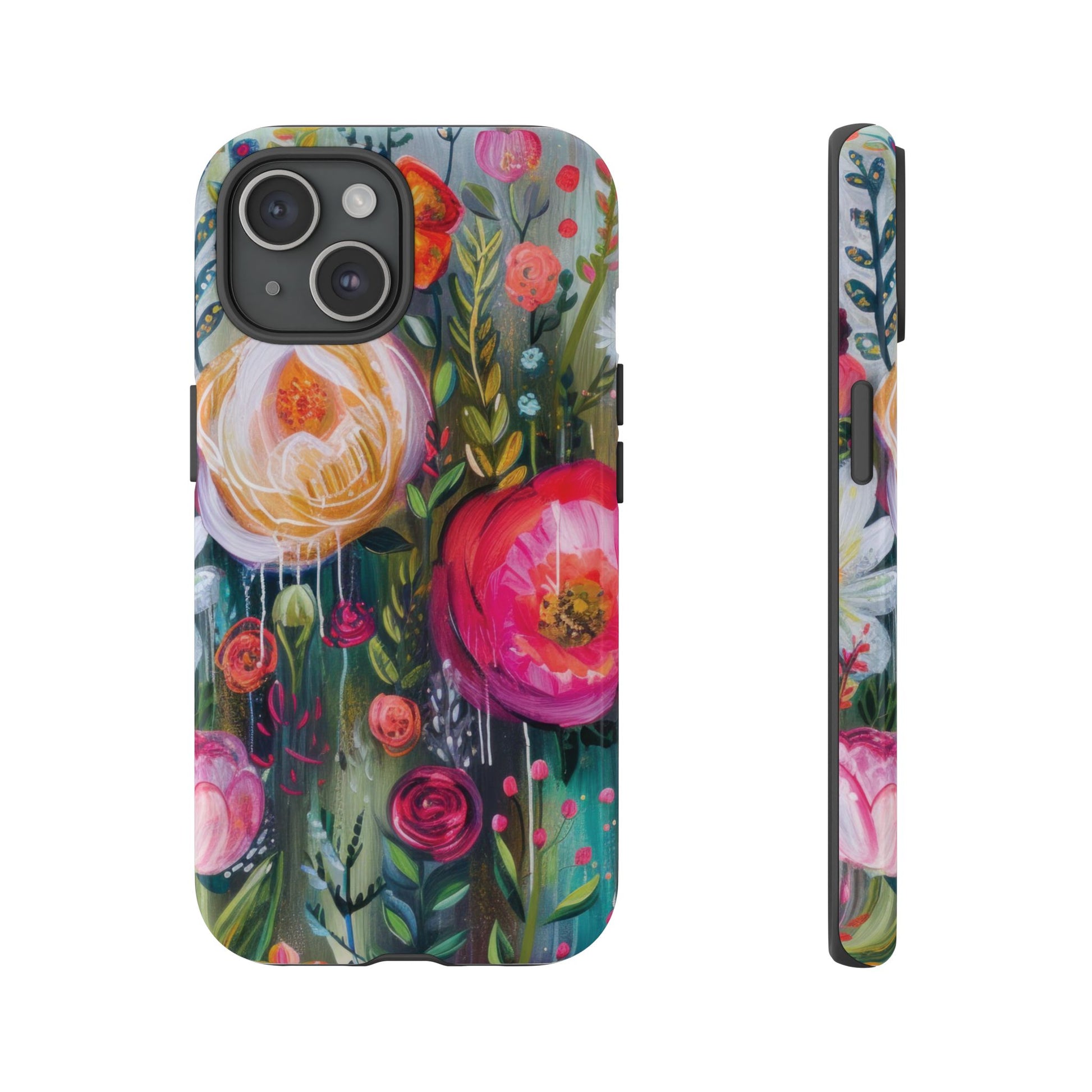 Watercolor Boho Floral Phone Case for iPhone 17 case Samsung, and Pixel | Stylish Protective Cover Gift for Her Perfect for Floral Lover