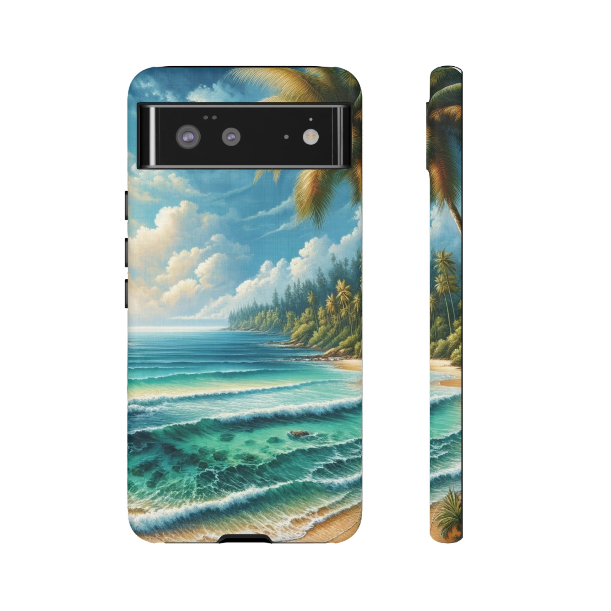 Coastal Serenity Ocean Beach View Protective Phone Case Gift for Her Phone 15, Samsung iPhone Samsung Gift for Her Case iPhone 15, Samsung iPhone Samsung Accessory Gift for Her.