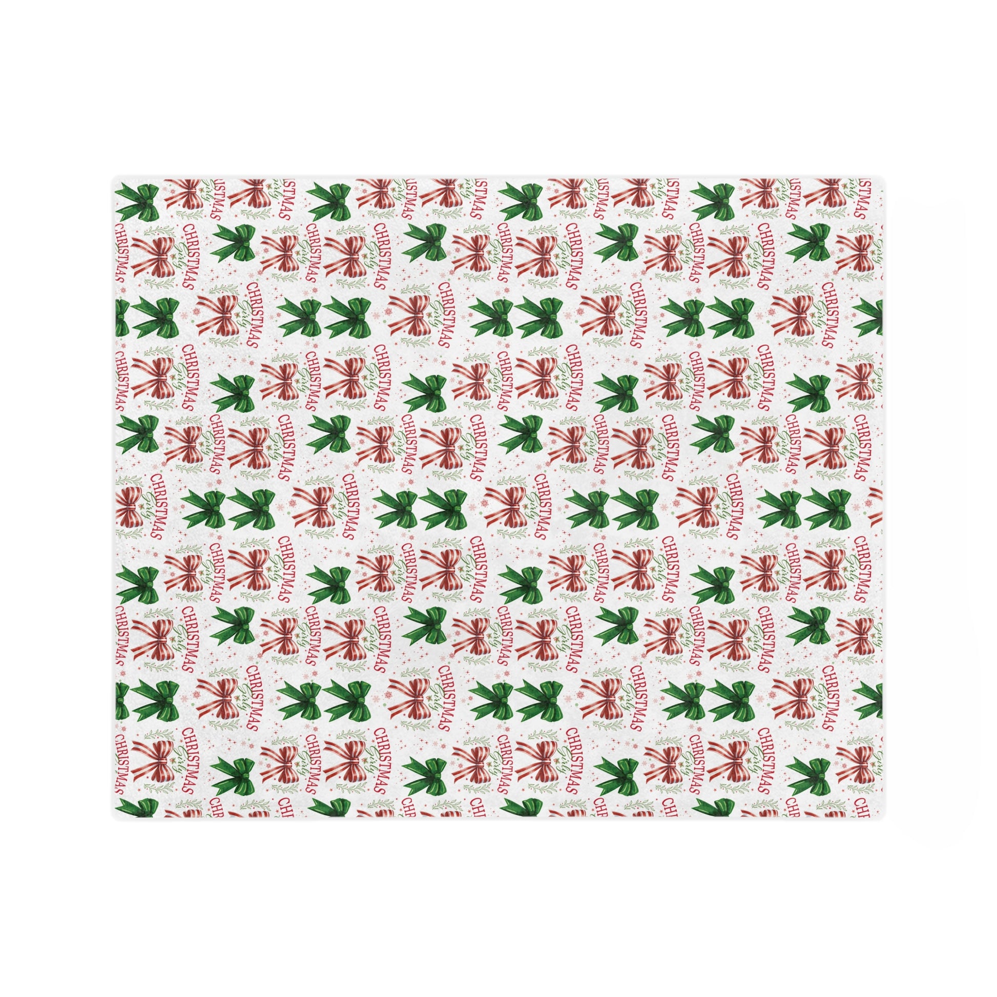 Girly Christmas Coquette Bows Minky Cozy Blanket Throw - Ultra Soft & Warm Bedding, Perfect for Home, Couch, or Bed | Best Gift for All Seasons Plush Microfiber for Maximum Comfort Blanket, Perfect for Snuggling Decor, Housewarming Gift Throw - MRSBYVALLE