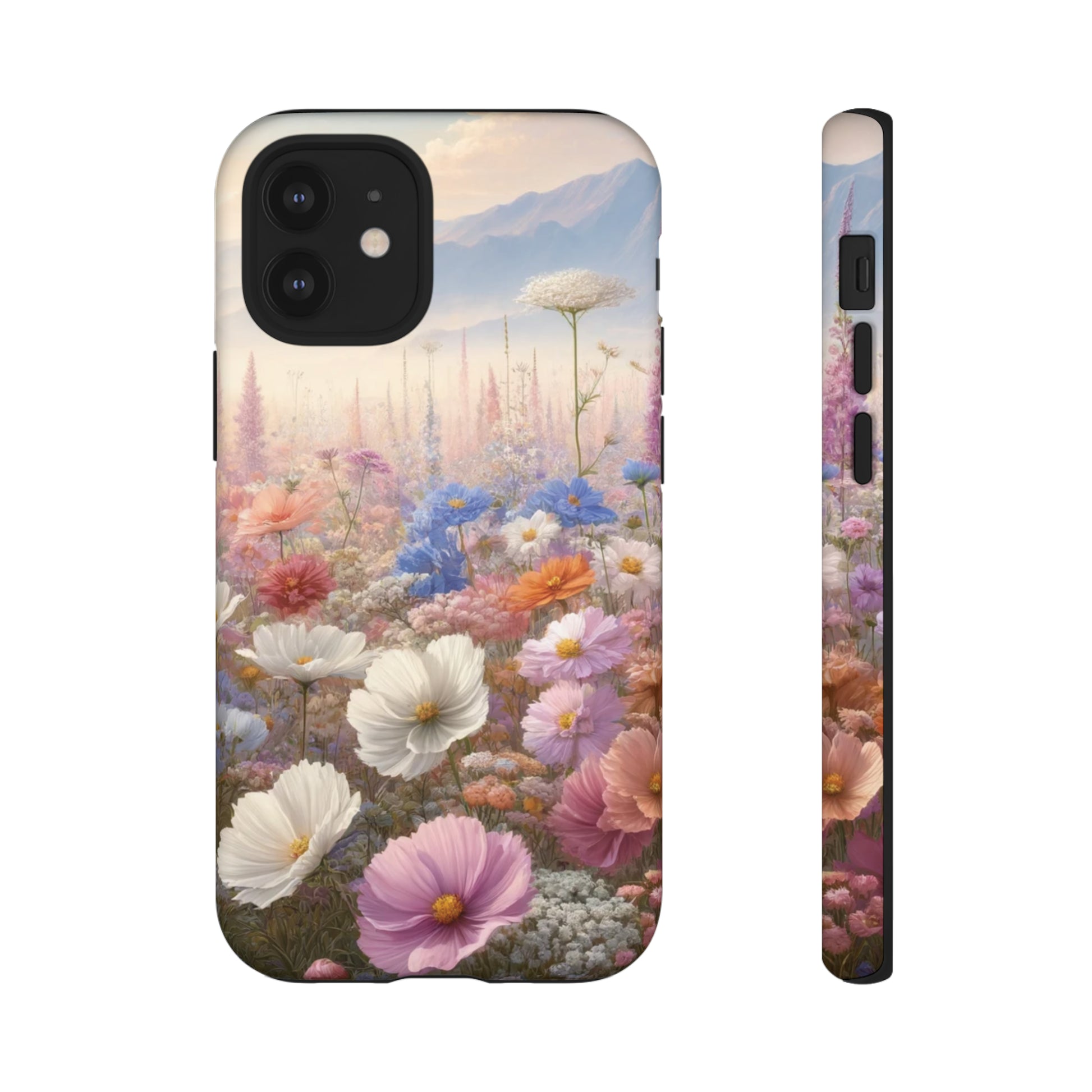 Phone Case Floral Boho Luxury Tough Case Floral Elegant Durable Stylish for Modern Devices iPhone 15, Samsung iPhone Samsung Accessory Gift for Her.