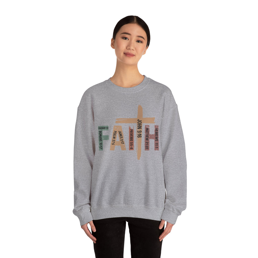 Walk by Faith Sweatshirt  Comfortable Christian Apparel, Perfect Gift Idea Perfect Gift for Christian
