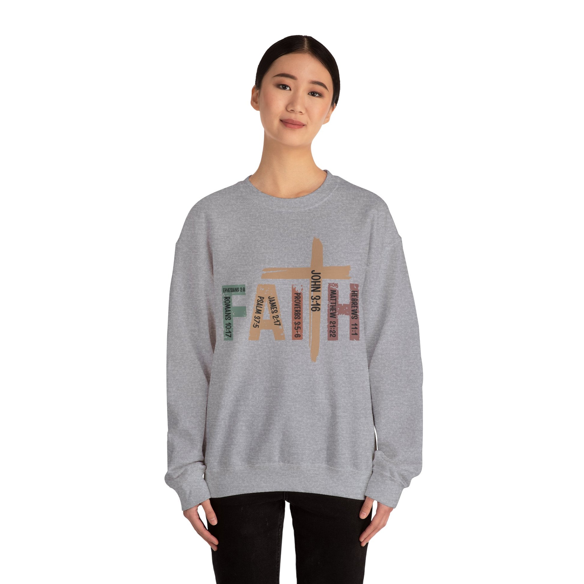 Walk by Faith Sweatshirt  Comfortable Christian Apparel, Perfect Gift Idea Perfect Gift for Christian