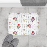 Faith, Love, and Hope Wildflower Bathmat – A Beautiful Blend of Nature’s Charm with Inspiring Words to Uplift Your Spirit and Brighten Your Bathroom