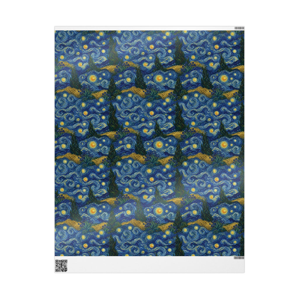 Van Gogh Illusion Wrapping Paper — Artist Birthday & Art Lover Gift Wrap