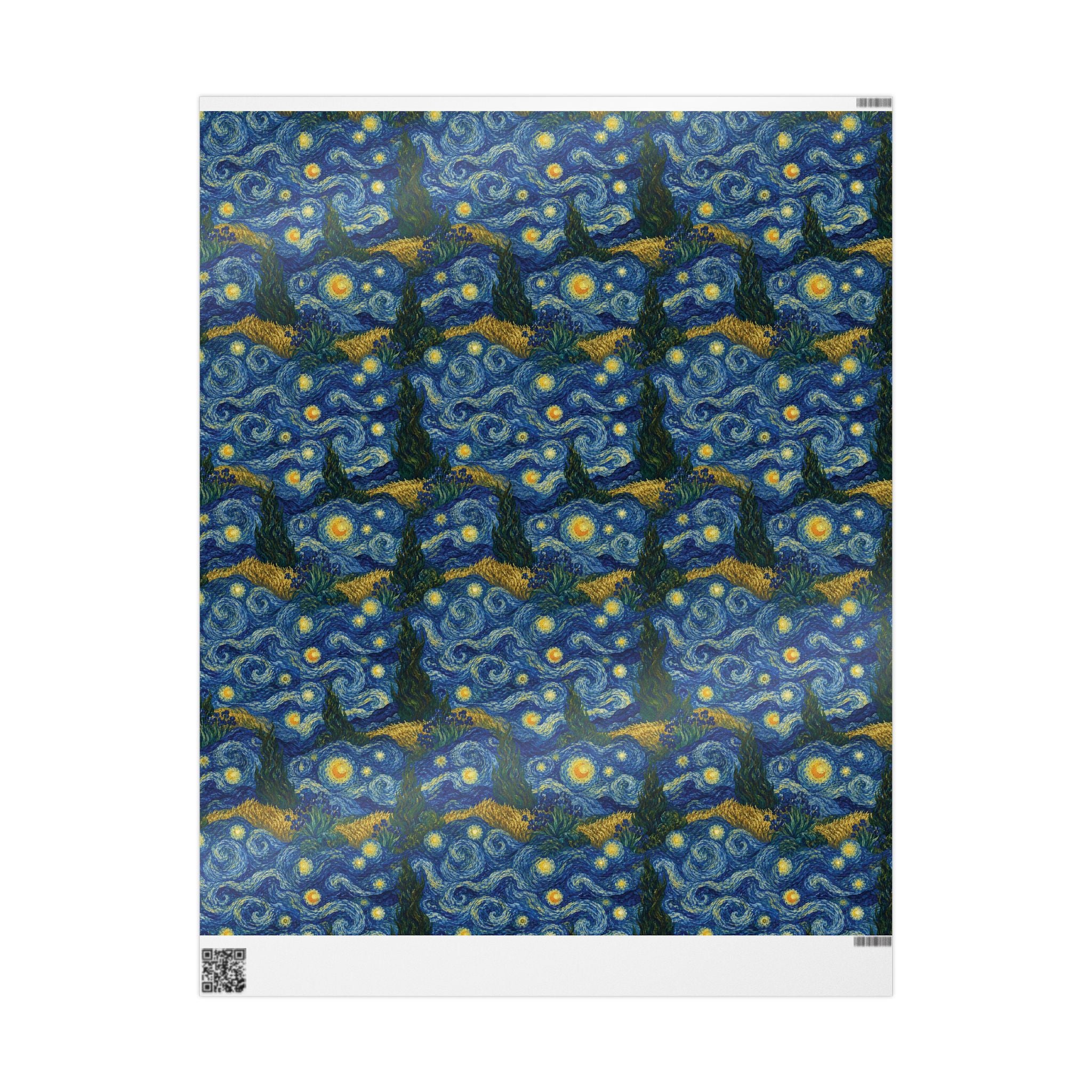 Van Gogh Illusion Wrapping Paper — Artist Birthday & Art Lover Gift Wrap