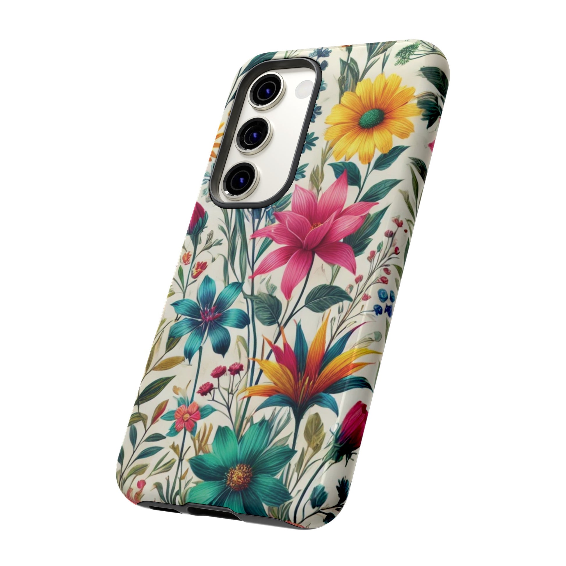 Wildflowers Boho Chic Design Phone Case - Stylish, Protective Cover for All Models Gift for Mom Accessory Gift for Her