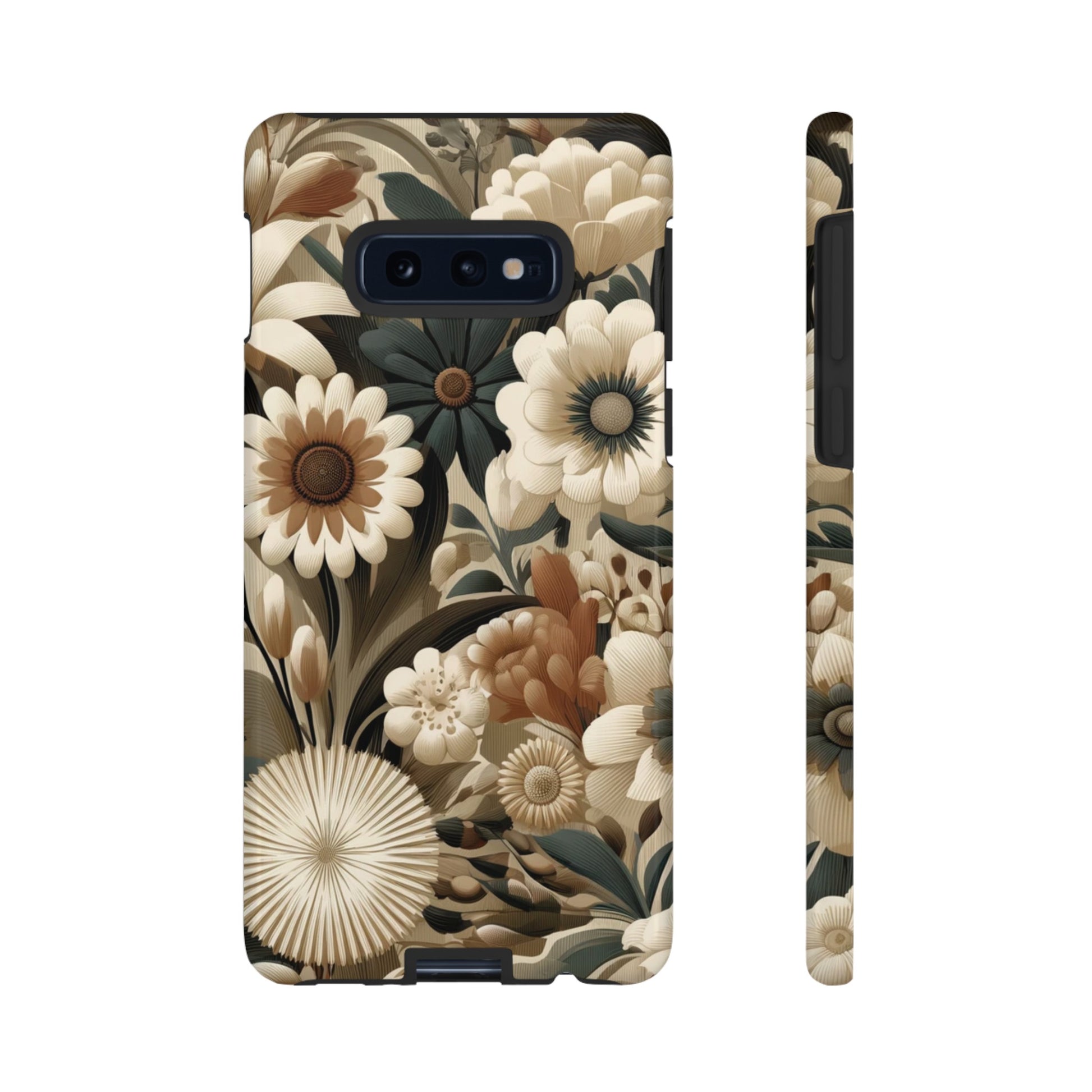 Mid-century Modern Floral Phone Case Durable for iPhone Samsung Gift iPhone 15, 14, 13 Samsung Pixel Gift for Mom Accessory Gift for Her