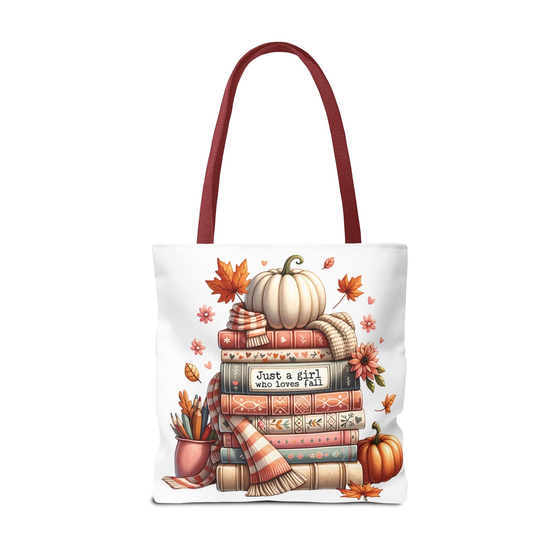 Fall Books Tote Bag - Autumn Accessory for Book Lovers - MRSBYVALLE