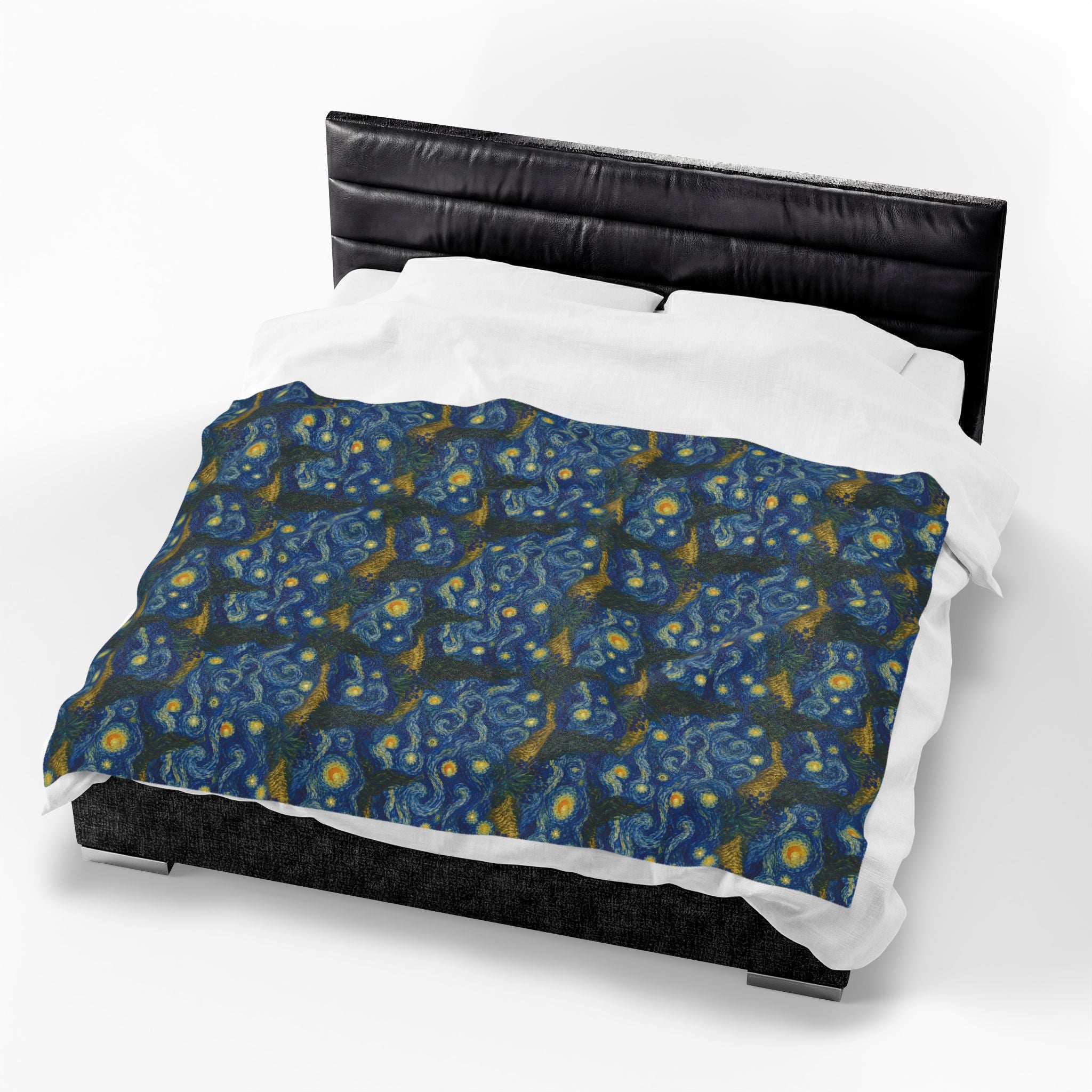 Van Gogh Illusion Design Perfect for Art Lover, Elegant Luxury Throw, Soft Cozy Elegant Home Decor