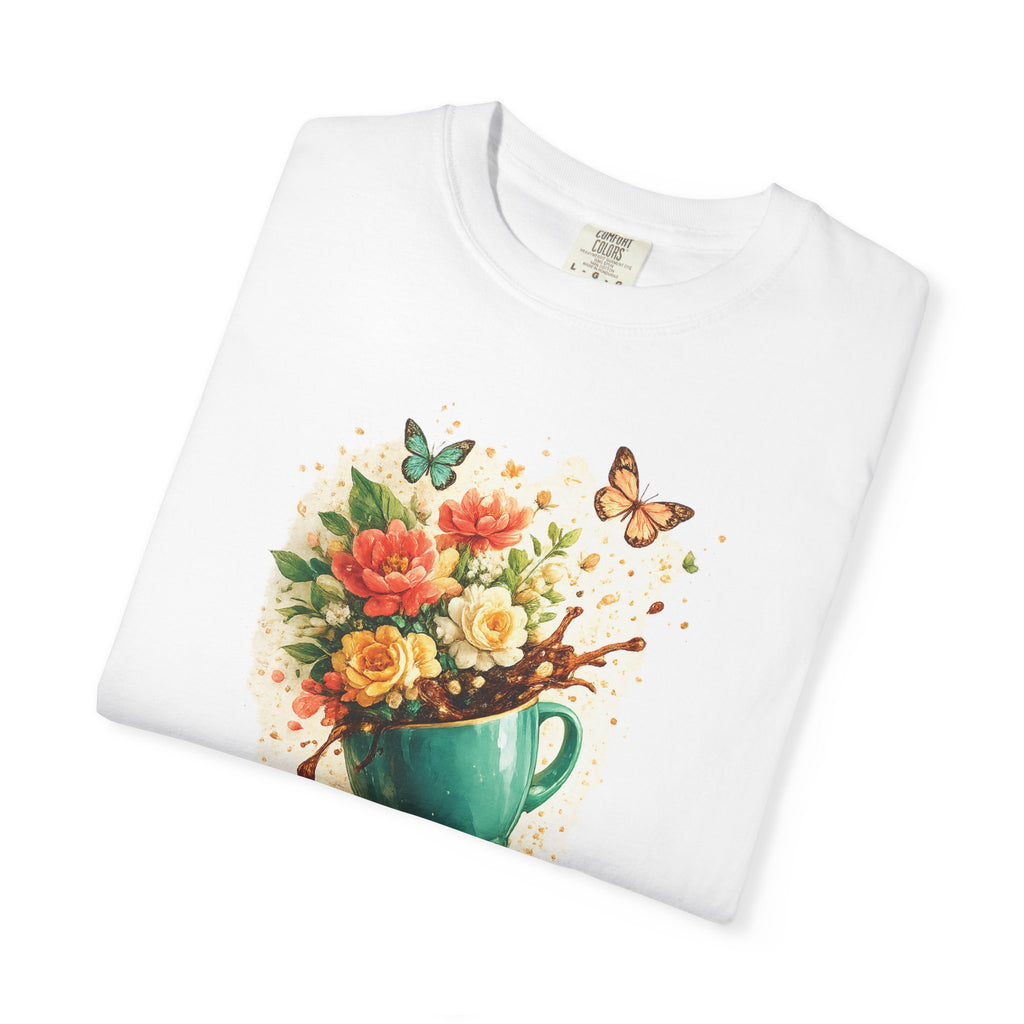 Let Yourself Bloom T-Shirt — Floral Watering Can Graphic Tee