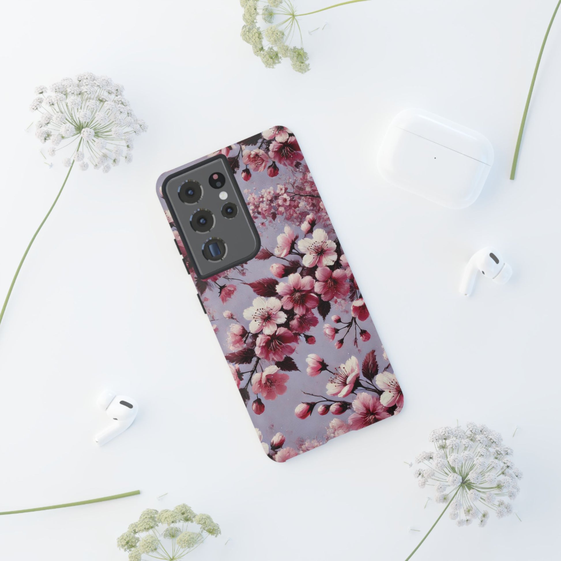 Lavender Floral Fall Phone Case for iPhone 16 pro15 14 13 12  21 23 Samsung, and Pixel | Stylish Protective Cover Gift for Her Perfect for Floral Lover - MRSBYVALLE