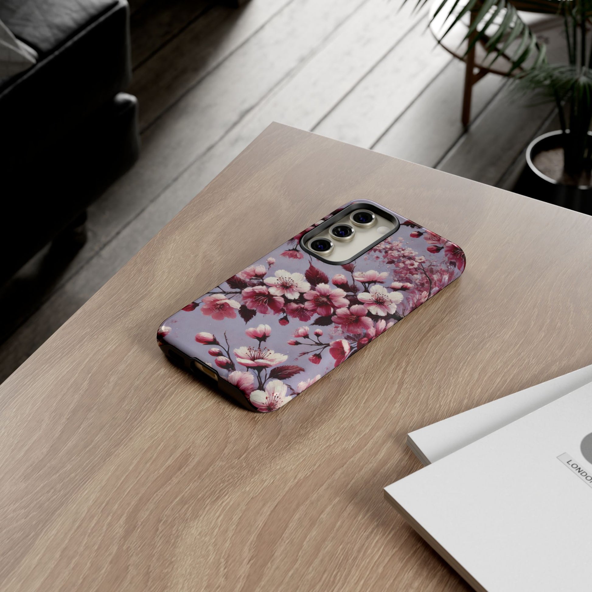 Lavender Floral Fall Phone Case for iPhone 16 pro15 14 13 12  21 23 Samsung, and Pixel | Stylish Protective Cover Gift for Her Perfect for Floral Lover - MRSBYVALLE