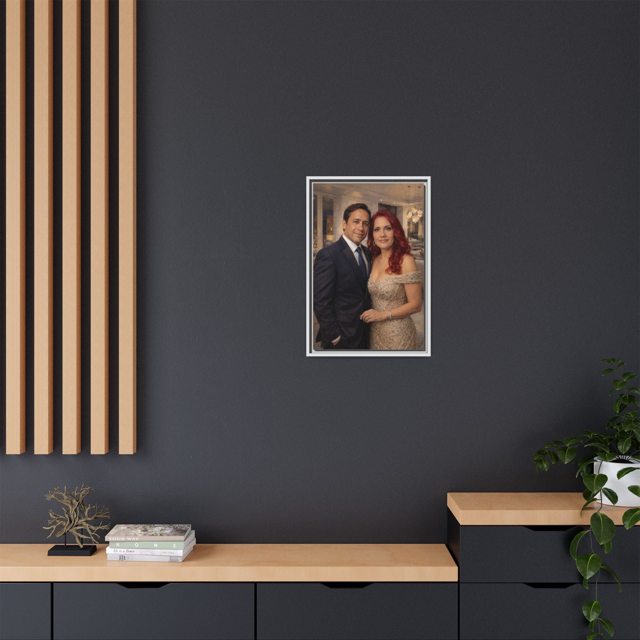 Custom Oil Painting Illusion Canvas – Luxury Portrait Art