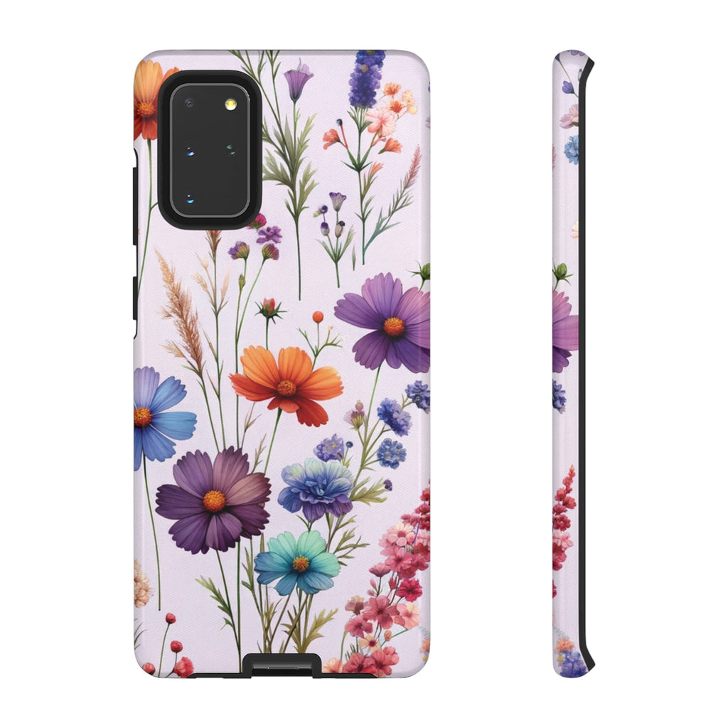 Lavender Wildflowers Protective Phone Case Gift for Her Phone 15, Samsung iPhone Samsung Gift for Her Case iPhone 15, Samsung iPhone Samsung Accessory Gift for Her.