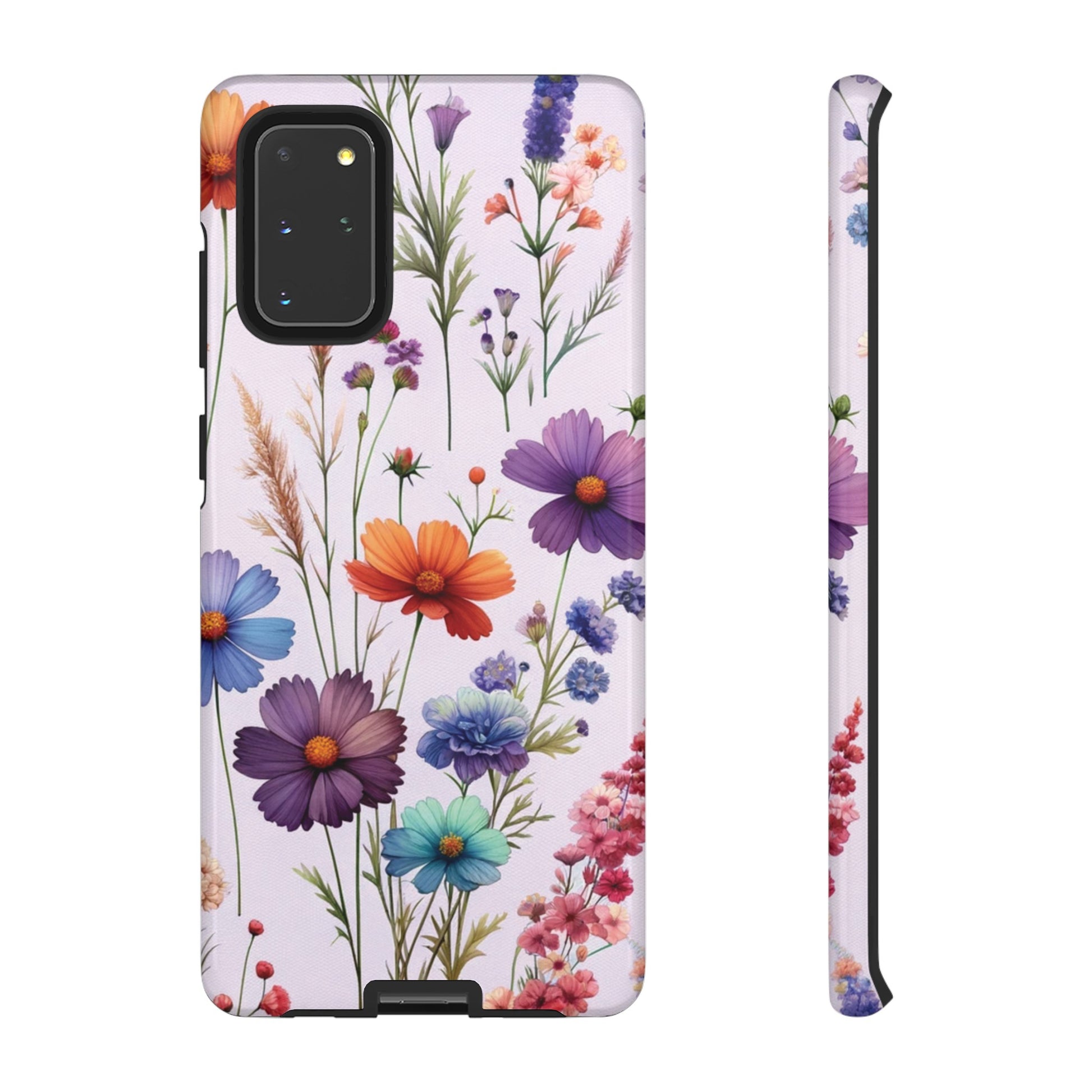 Lavender Wildflowers Protective Phone Case Gift for Her Phone 15, Samsung iPhone Samsung Gift for Her Case iPhone 15, Samsung iPhone Samsung Accessory Gift for Her.