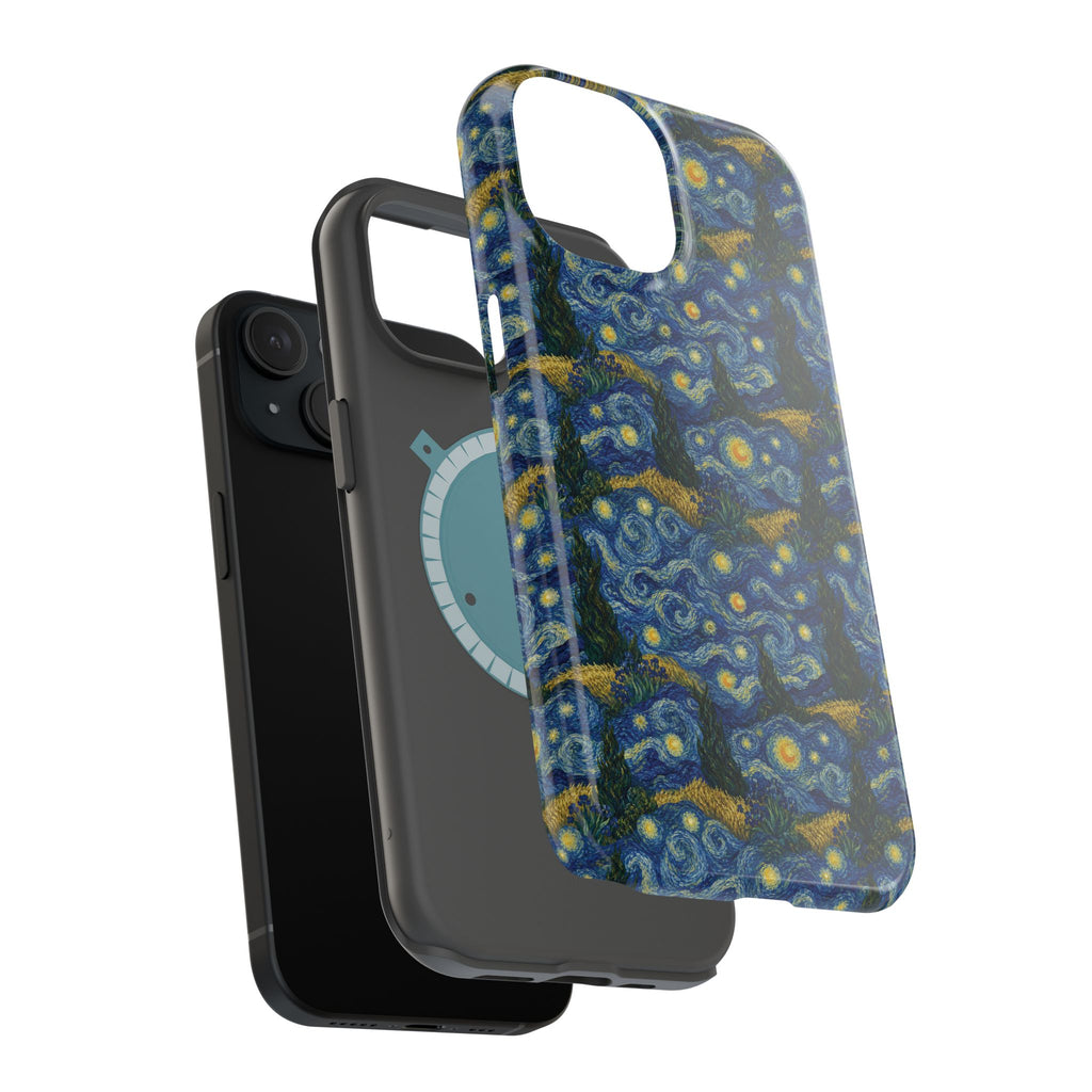 Van Gogh Illusion Magnetic Phone Case — Elegant Impact‑Resistant Art Lover Design