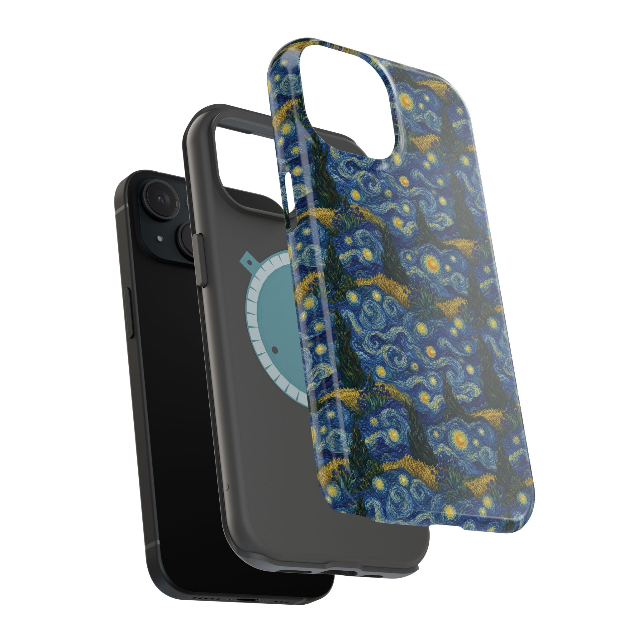 Van Gogh Illusion Magnetic Phone Case — Elegant Impact‑Resistant Art Lover Design