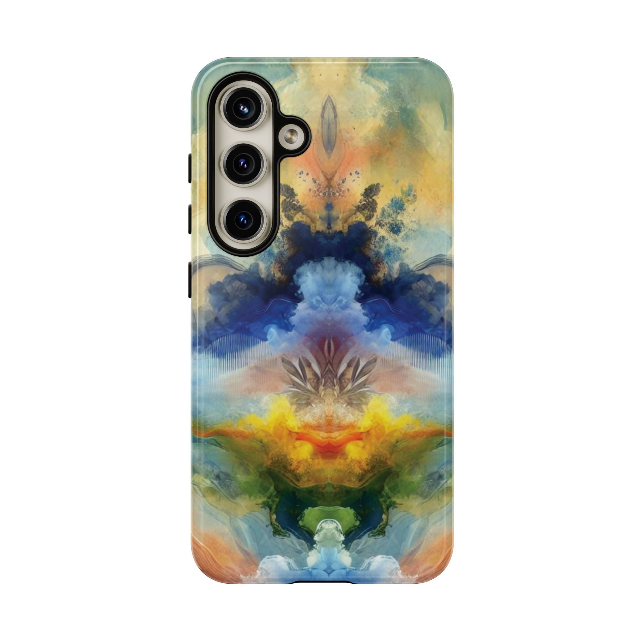 Modern Watercolor Abstract Phone Case Compatible with iPhone, Samsung & More - Stylish, Durable Protection with Vibrant Artistic Design Perfect Gift for Her