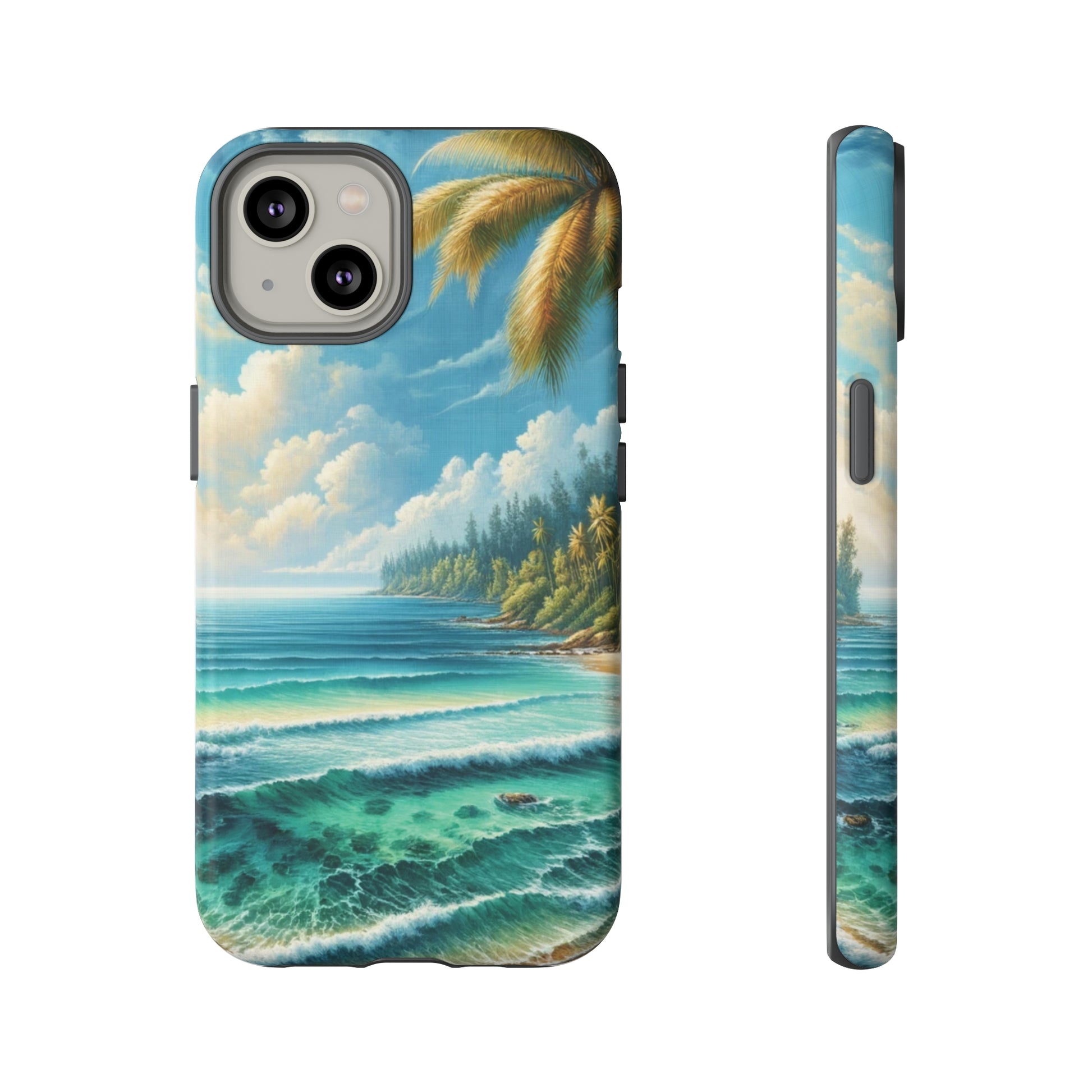 Coastal Serenity Ocean Beach View Protective Phone Case Gift for Her Phone 15, Samsung iPhone Samsung Gift for Her Case iPhone 15, Samsung iPhone Samsung Accessory Gift for Her.