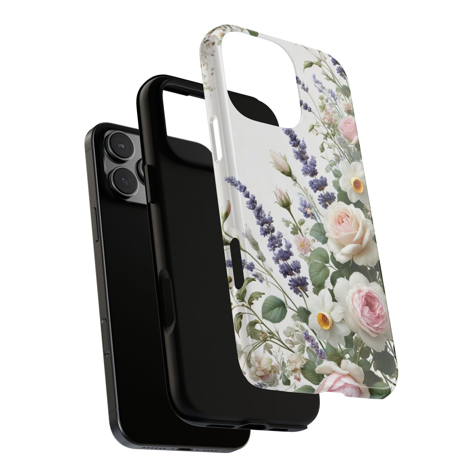 Boho Floral Fall Phone Case for iPhone 17,16  21 23 Samsung, and Pixel | Stylish Protective Cover Gift for Her Perfect for Floral Lover