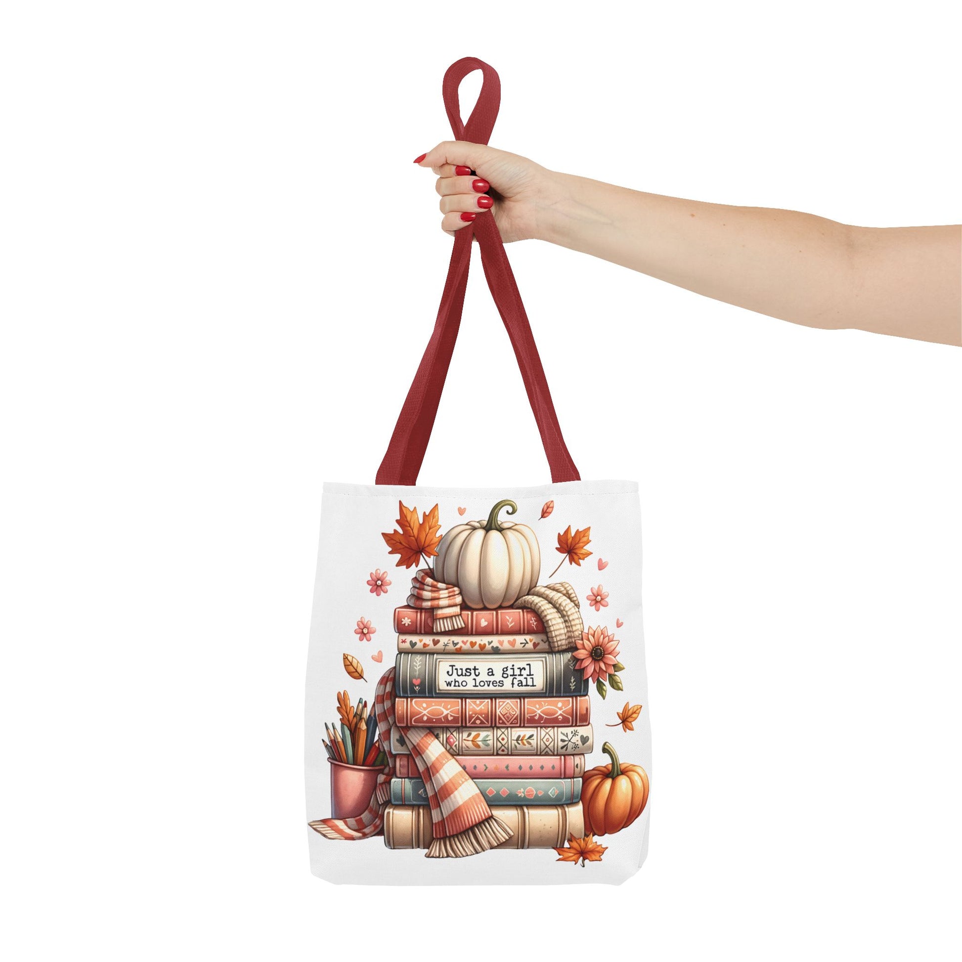 Fall Books Tote Bag - Autumn Accessory for Book Lovers - MRSBYVALLE