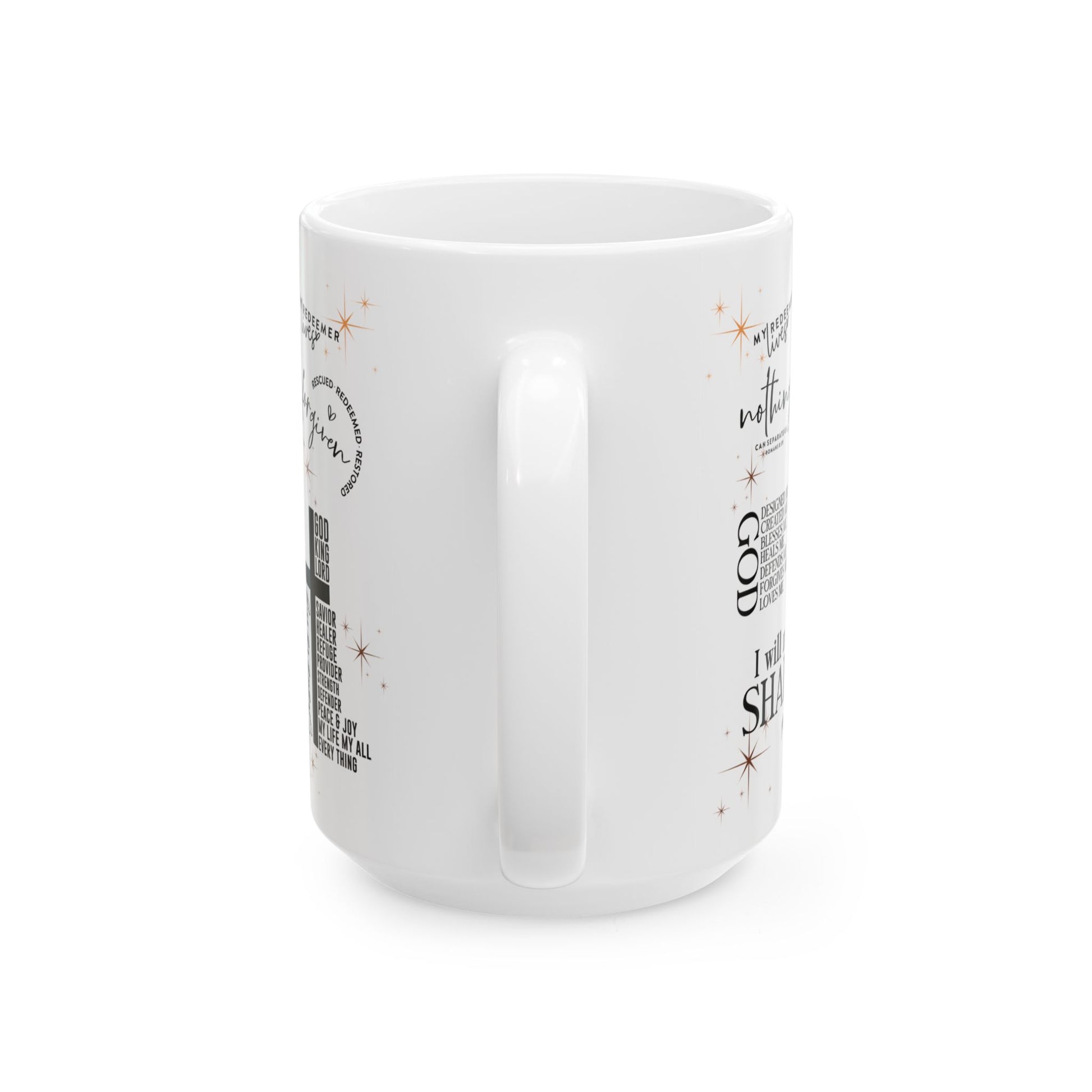 Jesus Quotes Bible Verse Mug All-Over Scripture Design 11oz/15oz, Dishwasher & Microwave Safe, Christian Gift for Coffee, Tea & Hot Chocolate Lovers Gift for Mom