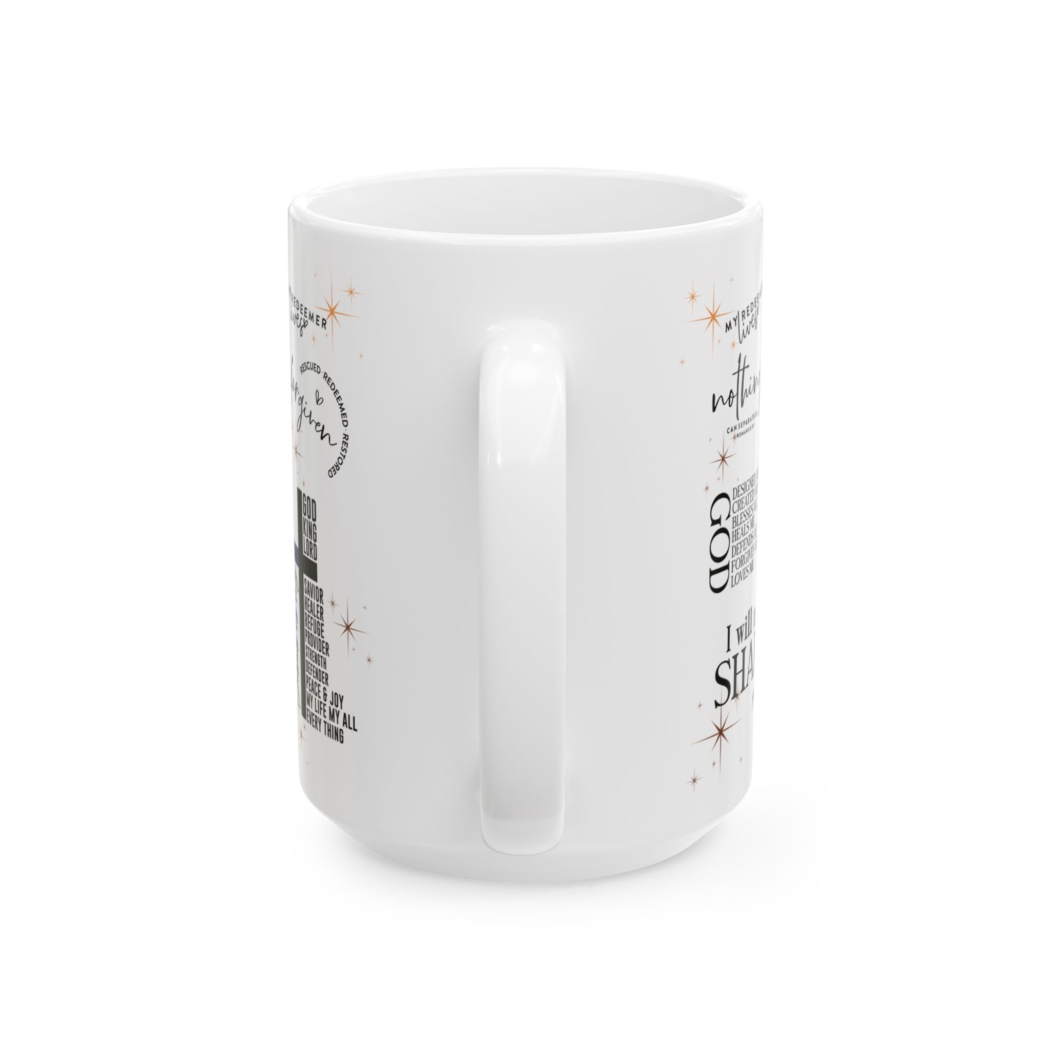 Mug de verset biblique avec citations de Jésus, motif des Écritures sur toute la surface 325ml/444ml, compatible lave-vaisselle et micro-ondes, cadeau chrétien pour les amateurs de café, thé et chocolat chaud, cadeau pour maman