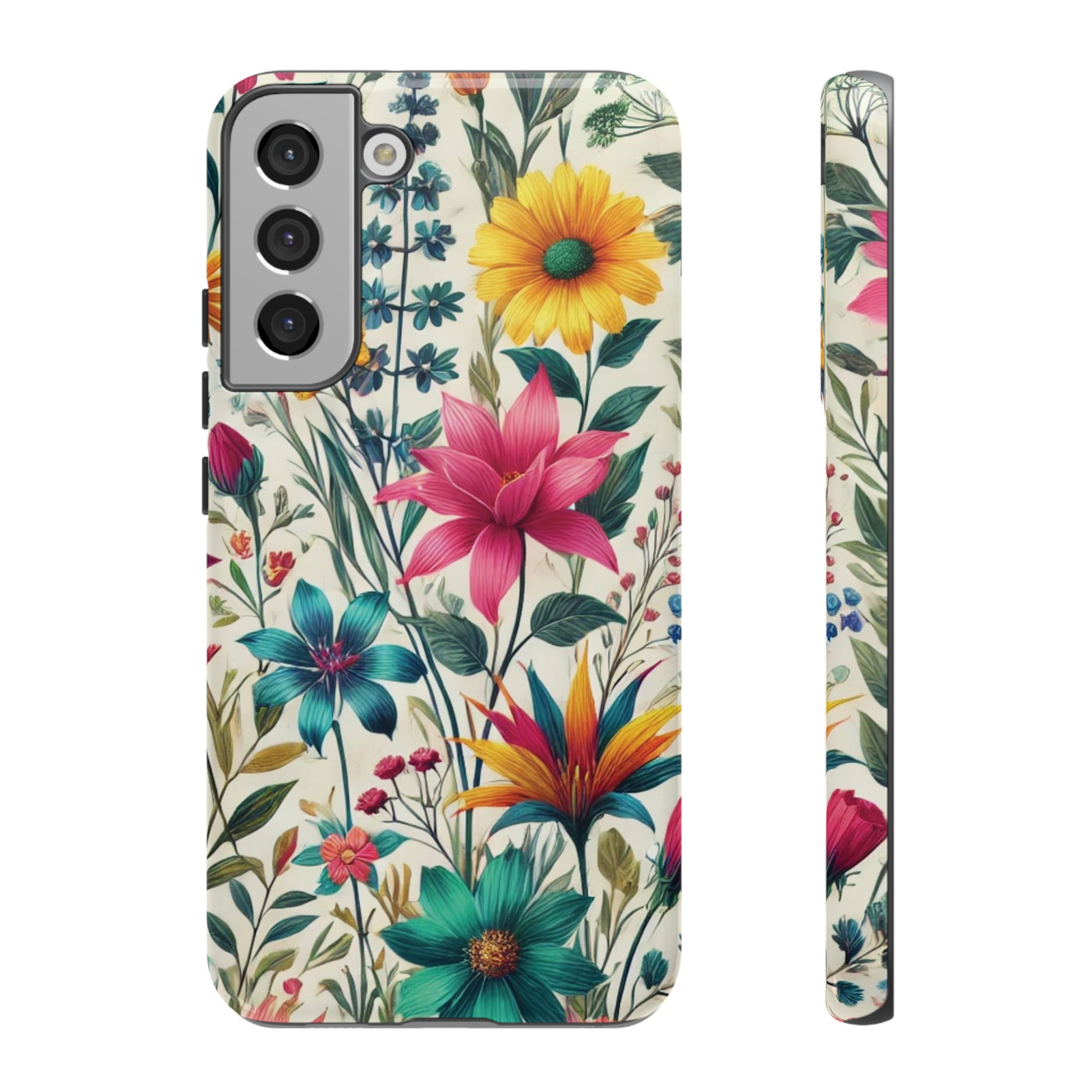 Wildflowers Boho Chic Design Phone Case - Stylish, Protective Cover for All Models Gift for Mom Accessory Gift for Her