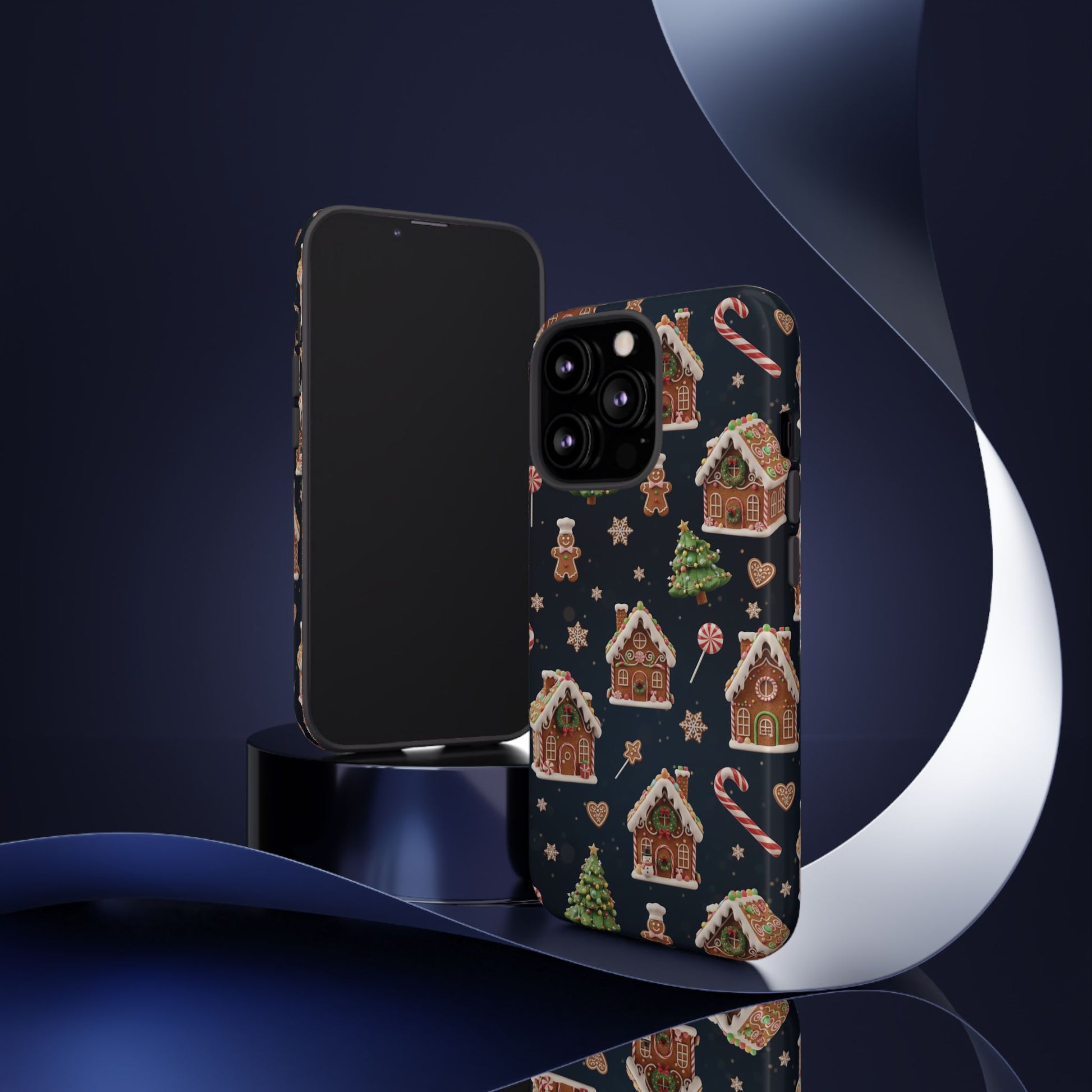 3D Gingerbread House Christmas Phone Case | Premium Holiday Gift Cover for iPhone 17, iPhone, and Samsung Galaxy Gift for Her or Him