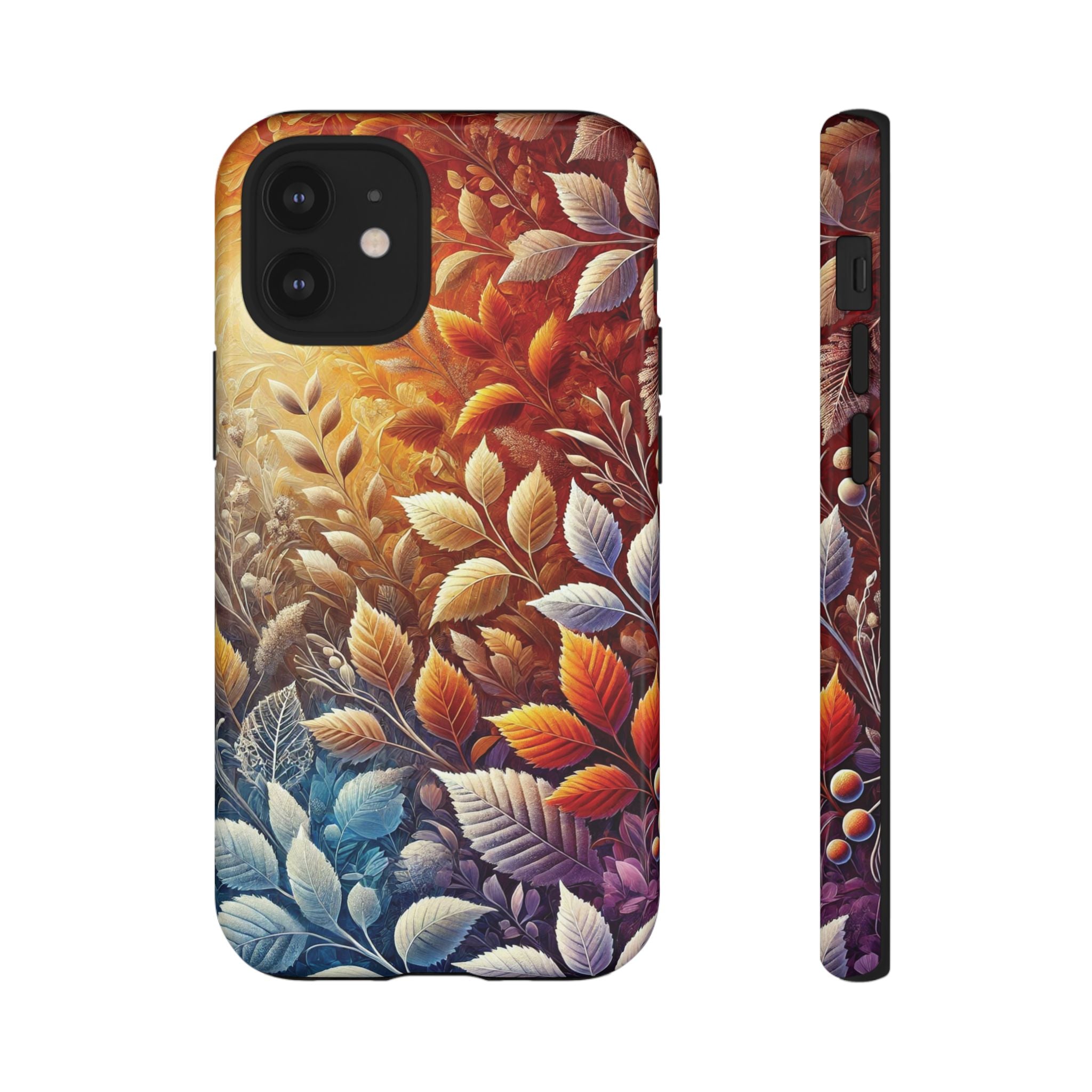 Beautiful Colorful Leaves Phone Case Vibrant Autumn Design for iPhone & Samsung, Durable Protection with Eye Catching Style, Perfect for Nature Lovers & Seasonal Charm Gift for Her