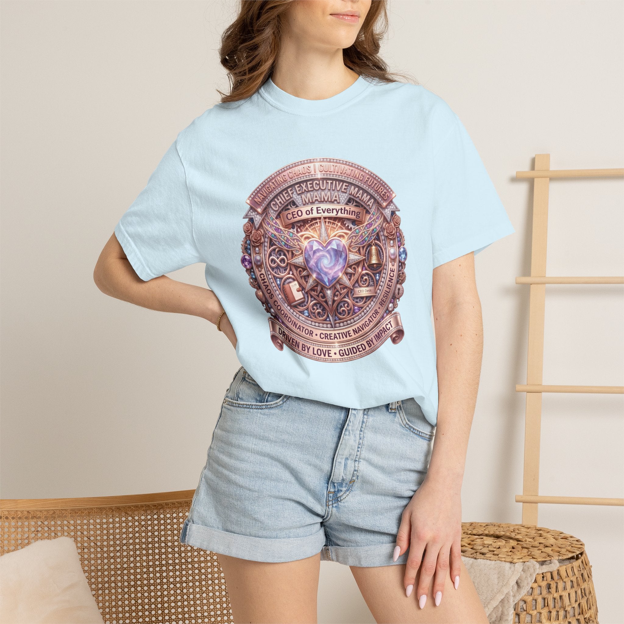 Mama: CEO of Everything Graphic Tee | Funny Mom T-Shirt for Busy Moms