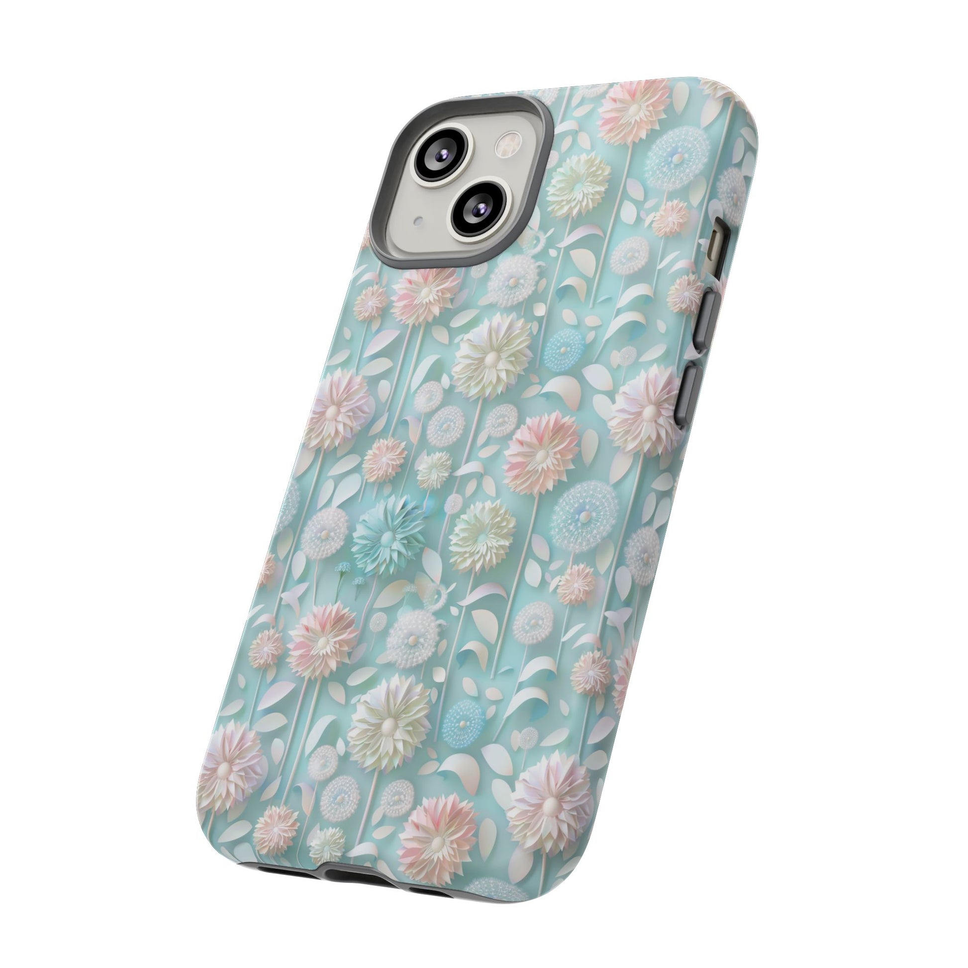 Pastel Floral Phone Case for iPhone & Samsung | Elegant and Slim Design with Shockproof Protection | Durable, Scratch-Resistant, and Lightweight | Stylish Accessory