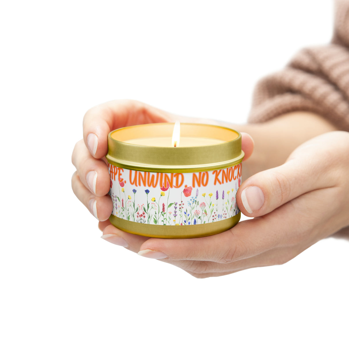 New House Bloom & Glow Elegant Floral Aromas in 4oz/8oz Tin Candles Essence of Nature Collection Unveil Serenity Romance with Exquisite Botanical Scents. Pure Harmony & Grace..