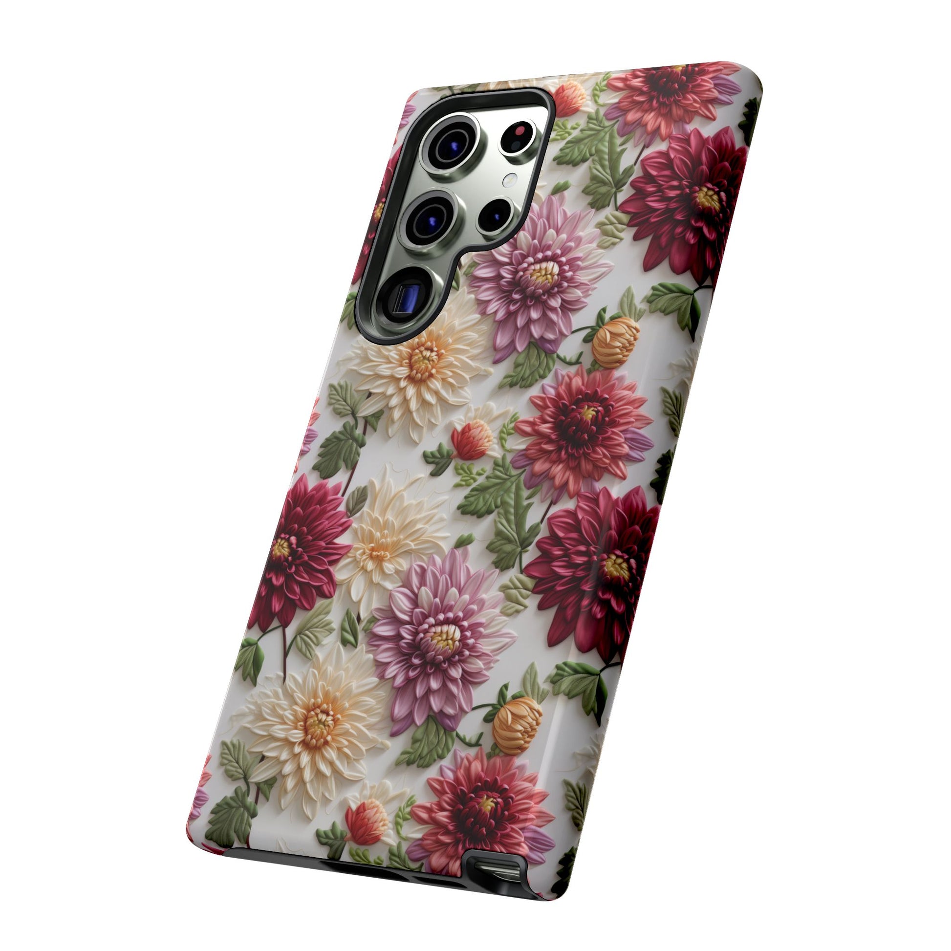 Floral Fall Phone Case for iPhone 16 pro15 14 13 12  21 23 Samsung, and Pixel | Stylish Protective Cover Gift for Her Perfect for Floral Lover