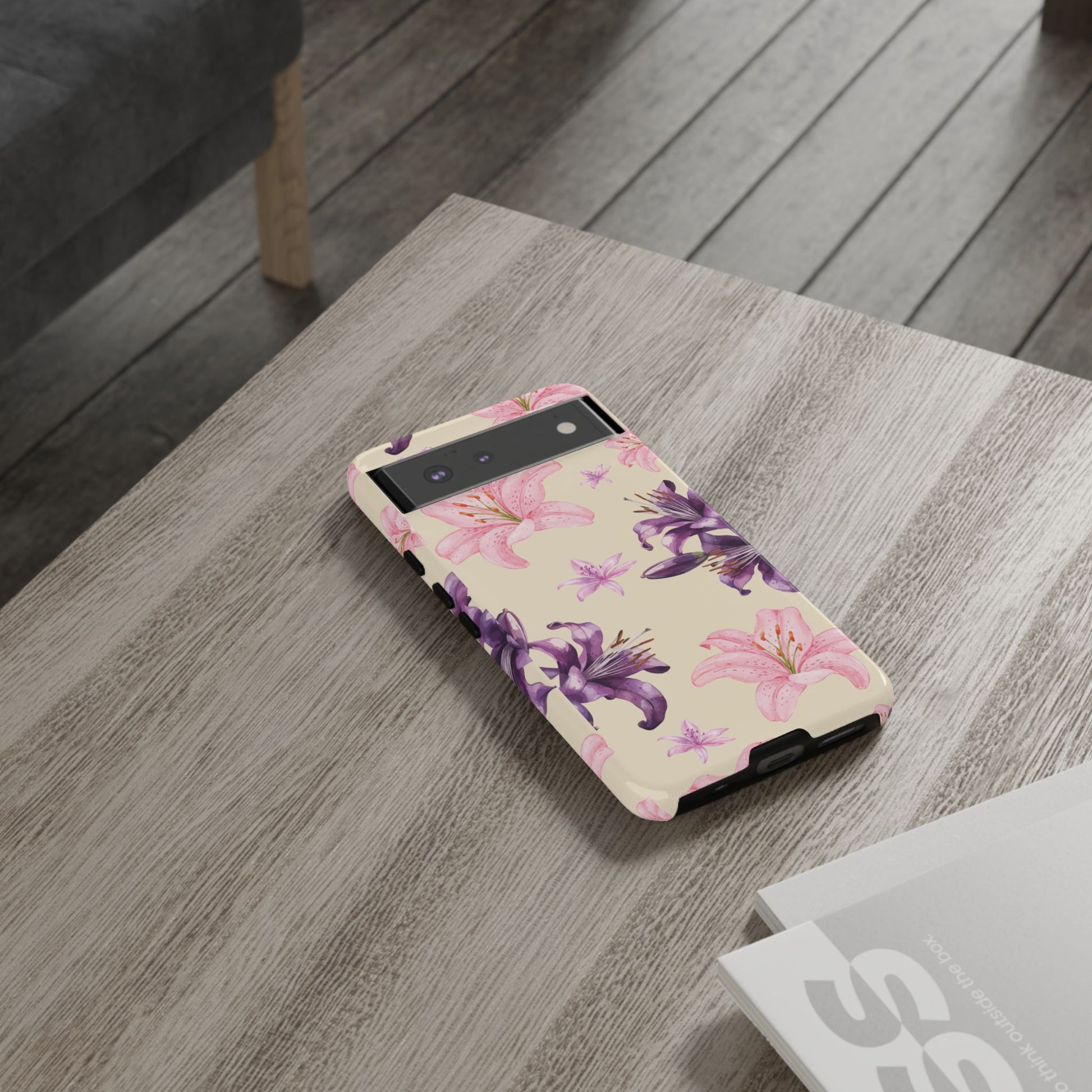 Blooming Tiger Lily Phone Case - Compatible with iPhone, Samsung, and Pixel | Stylish Protective Cover Gift for Her Perfect for Floral Lover